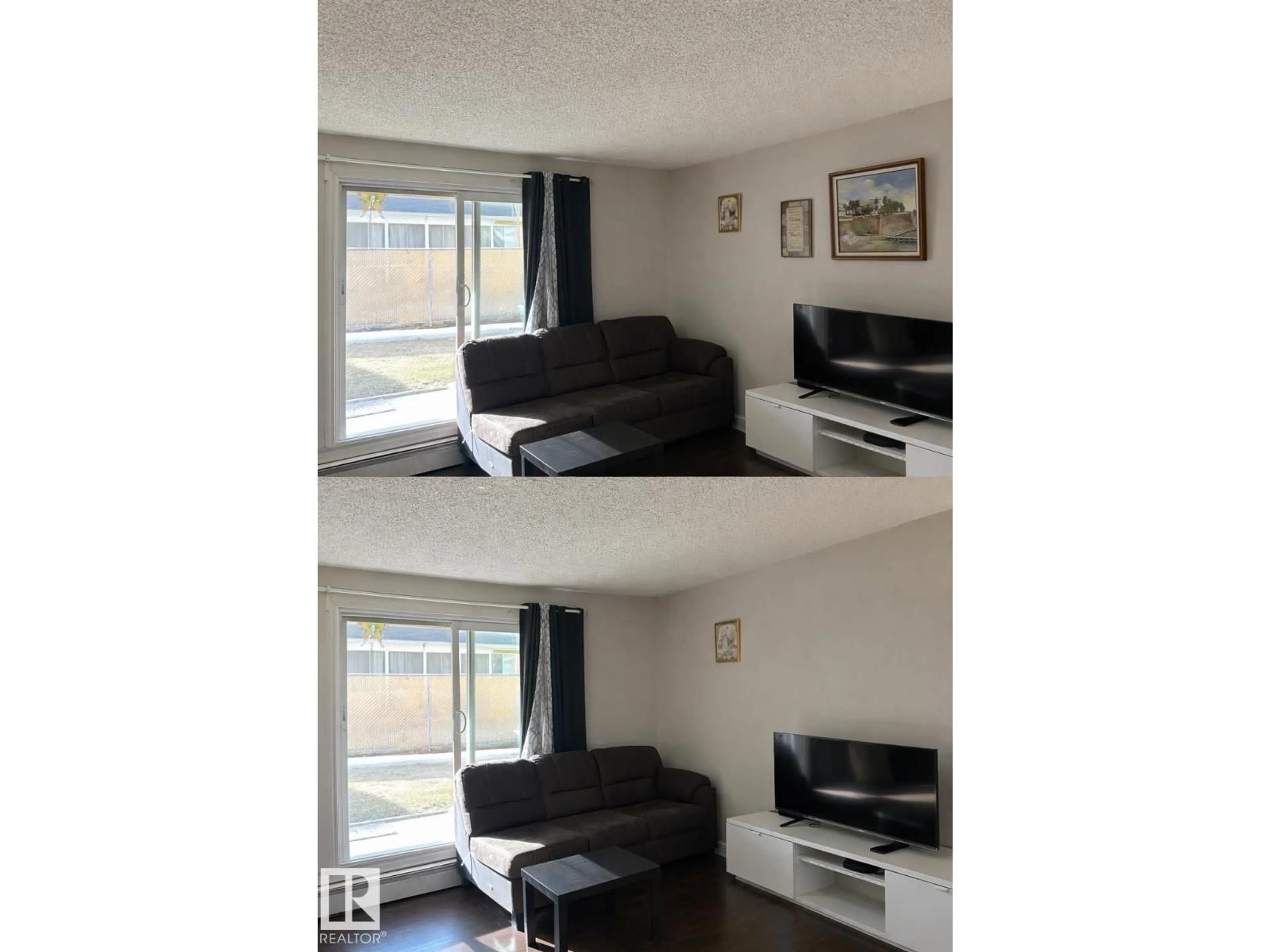 Living room with furniture, wood/laminate floor for 2624 MILLWOODS ROAD EAST NW, Edmonton Alberta T6L5K6