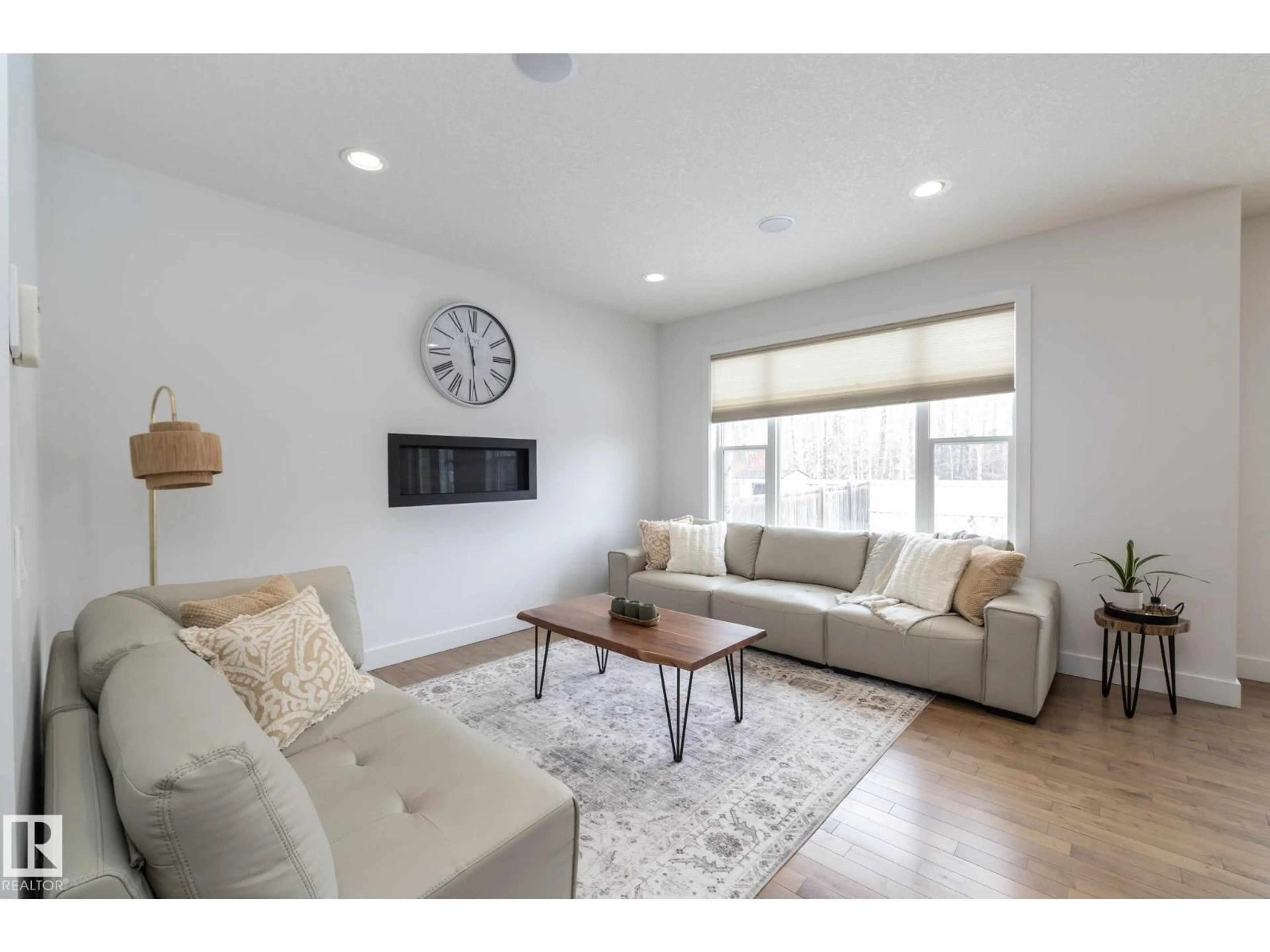 Living room with furniture, unknown for 14 EDGEWATER TERR, St. Albert Alberta T8N4G5