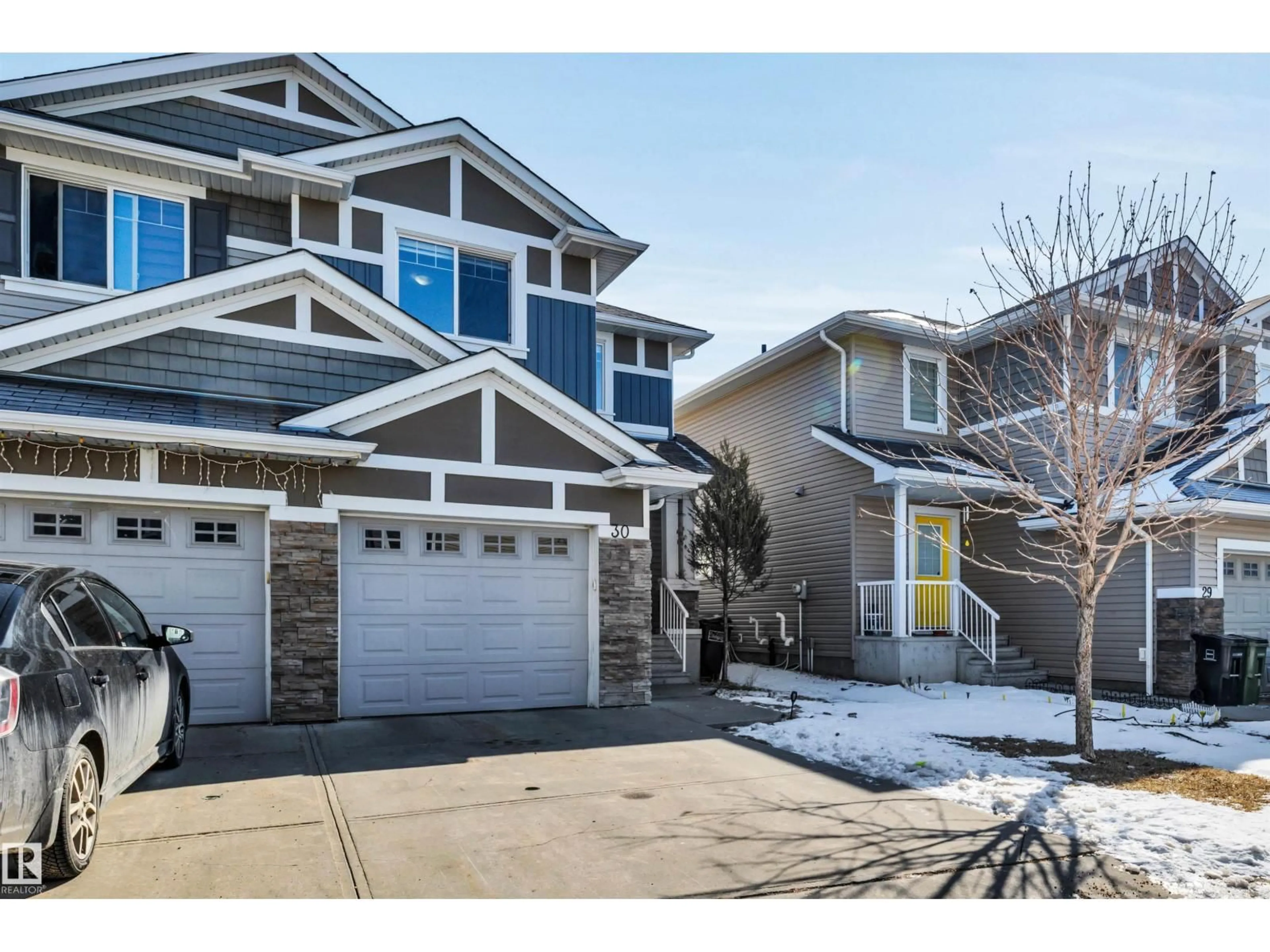 Home with vinyl exterior material, street for #30 - 655 TAMARACK RD, Edmonton Alberta T6T0N4