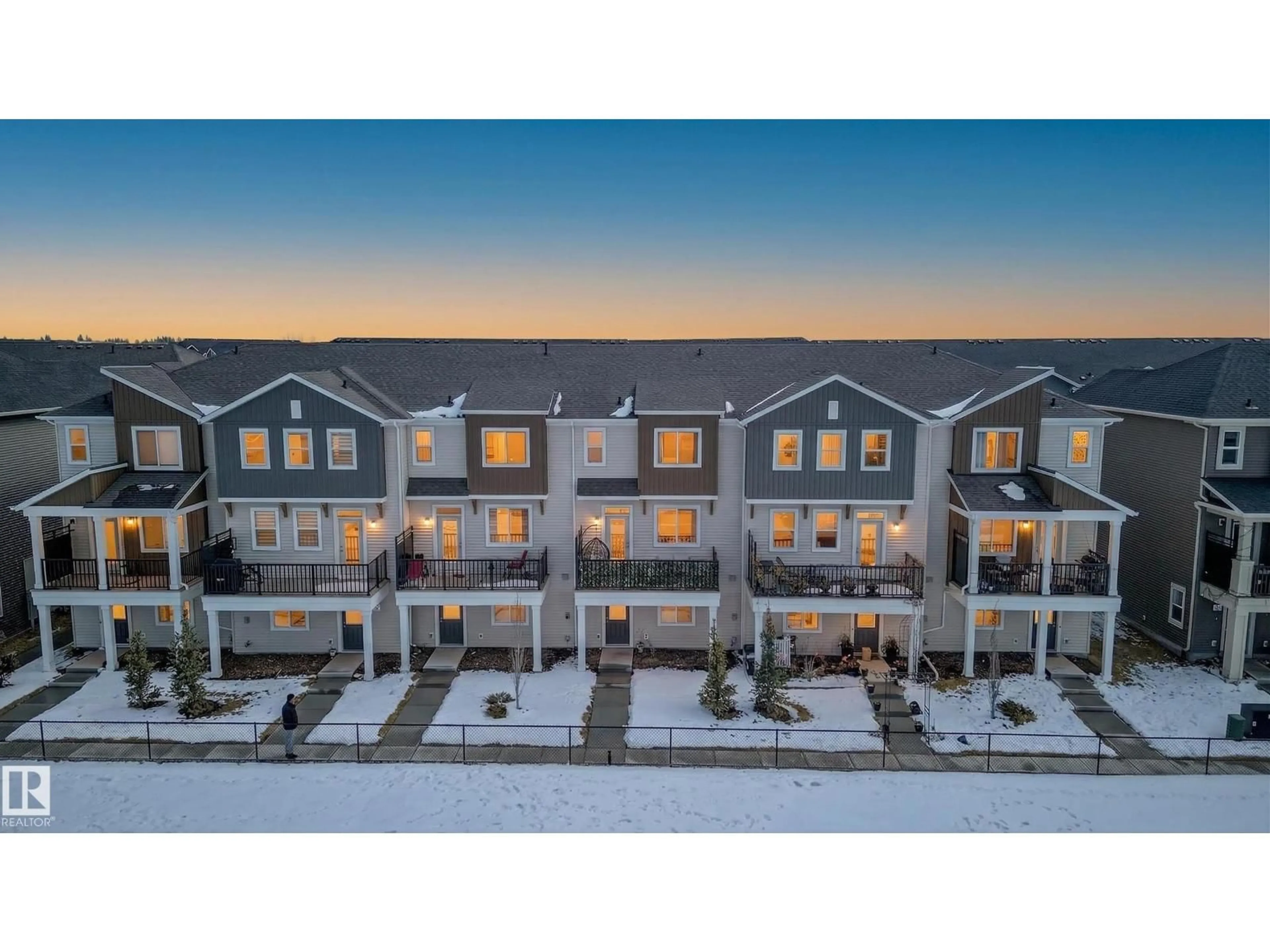 A pic from outside/outdoor area/front of a property/back of a property/a pic from drone, unknown for #15 - 2072 WONNACOTT WY, Edmonton Alberta T6X2V7