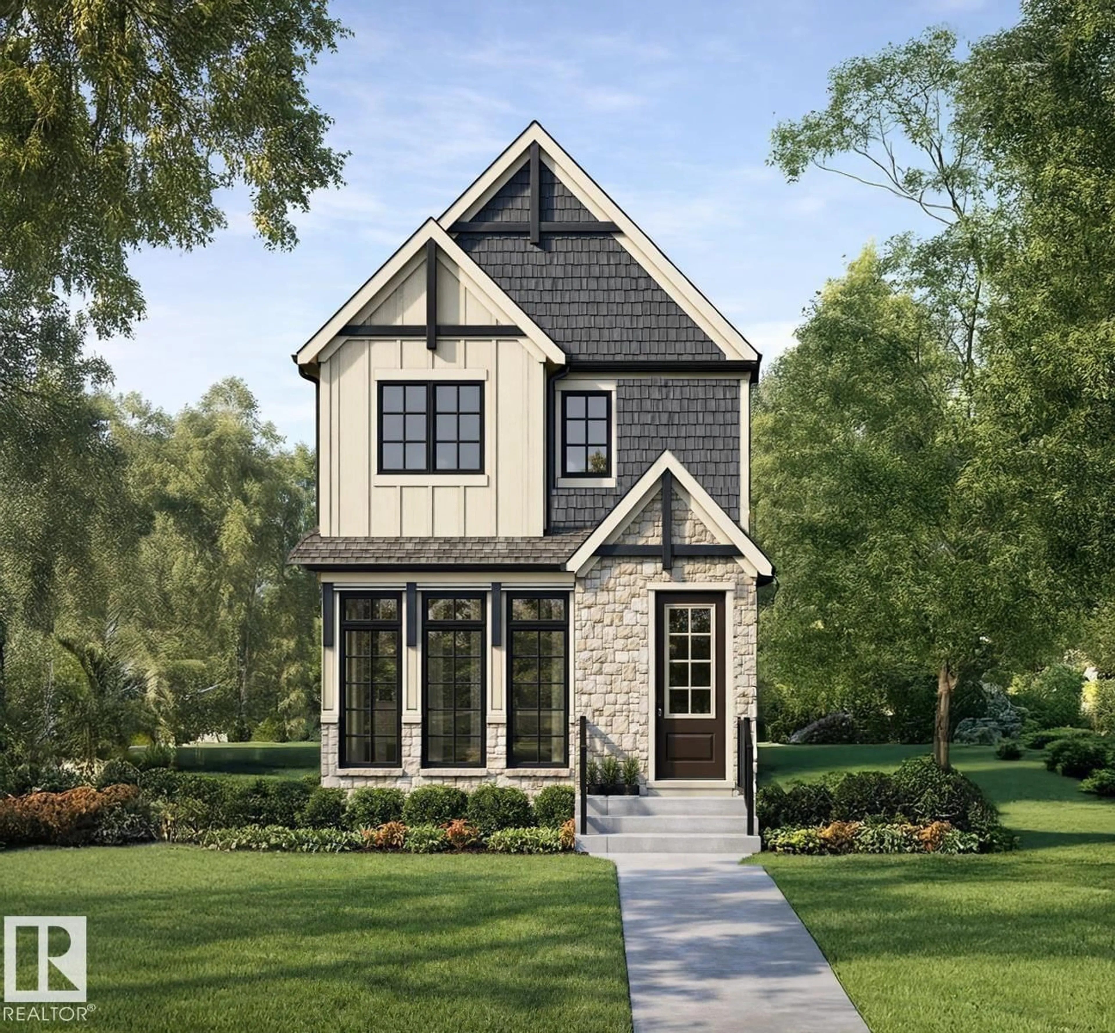 Home with brick exterior material, street for 74 JUNIPER WD, Fort Saskatchewan Alberta T8L0Z6