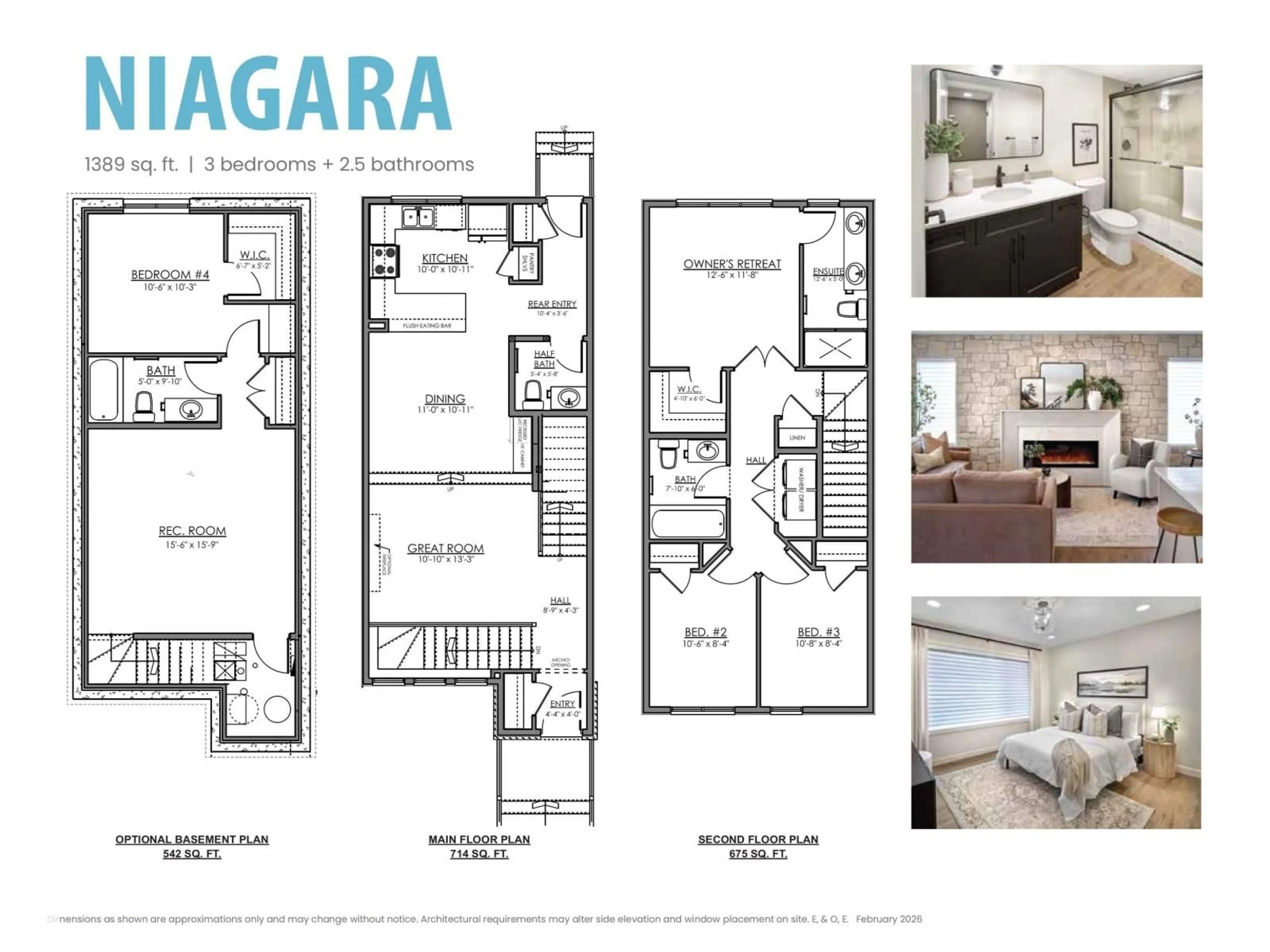 Floor plan for 74 JUNIPER WD, Fort Saskatchewan Alberta T8L0Z6