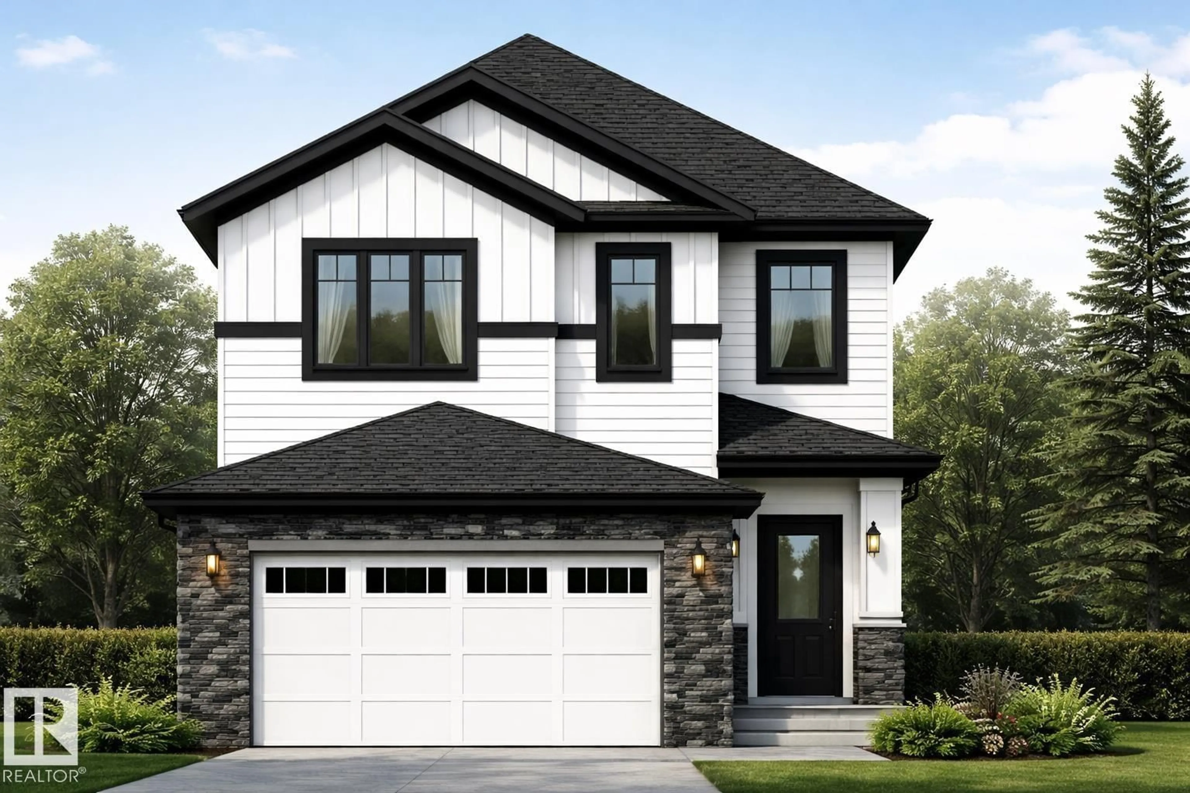 Home with vinyl exterior material, street for NE - 15728 9 ST, Edmonton Alberta T5Y2Z4