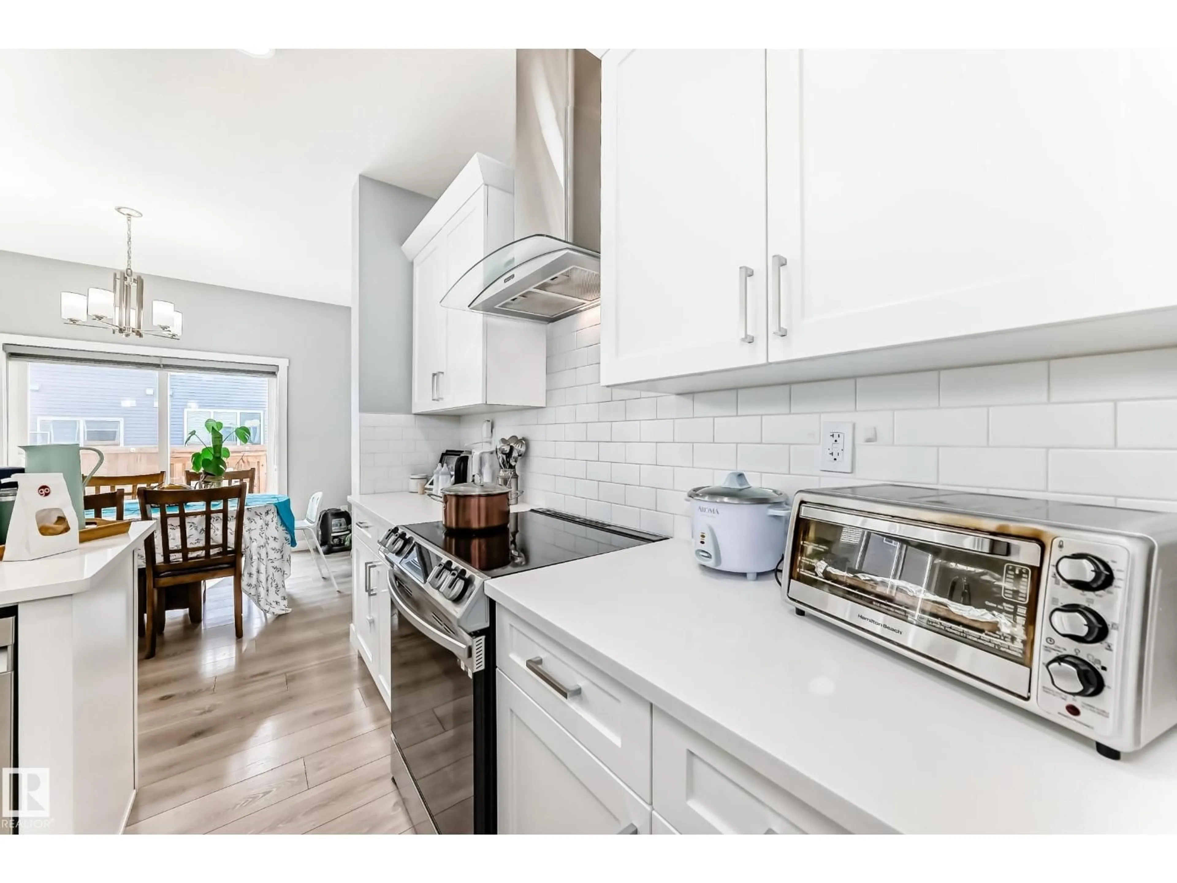 Open concept kitchen, ceramic/tile floor for 19635 29 AV, Edmonton Alberta T6M1M2