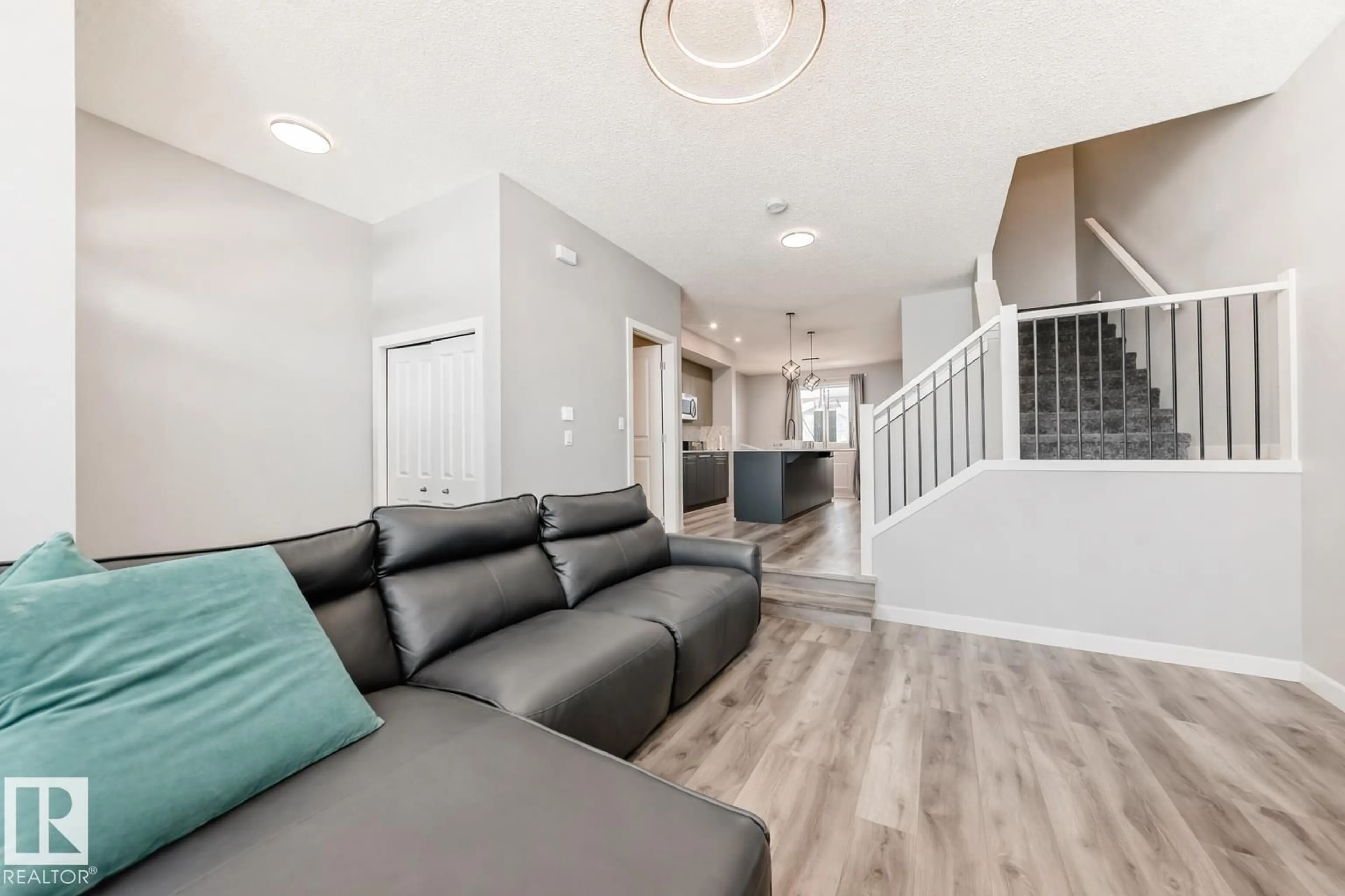 Living room with furniture, unknown for 2266 54 ST, Edmonton Alberta T6X2X7