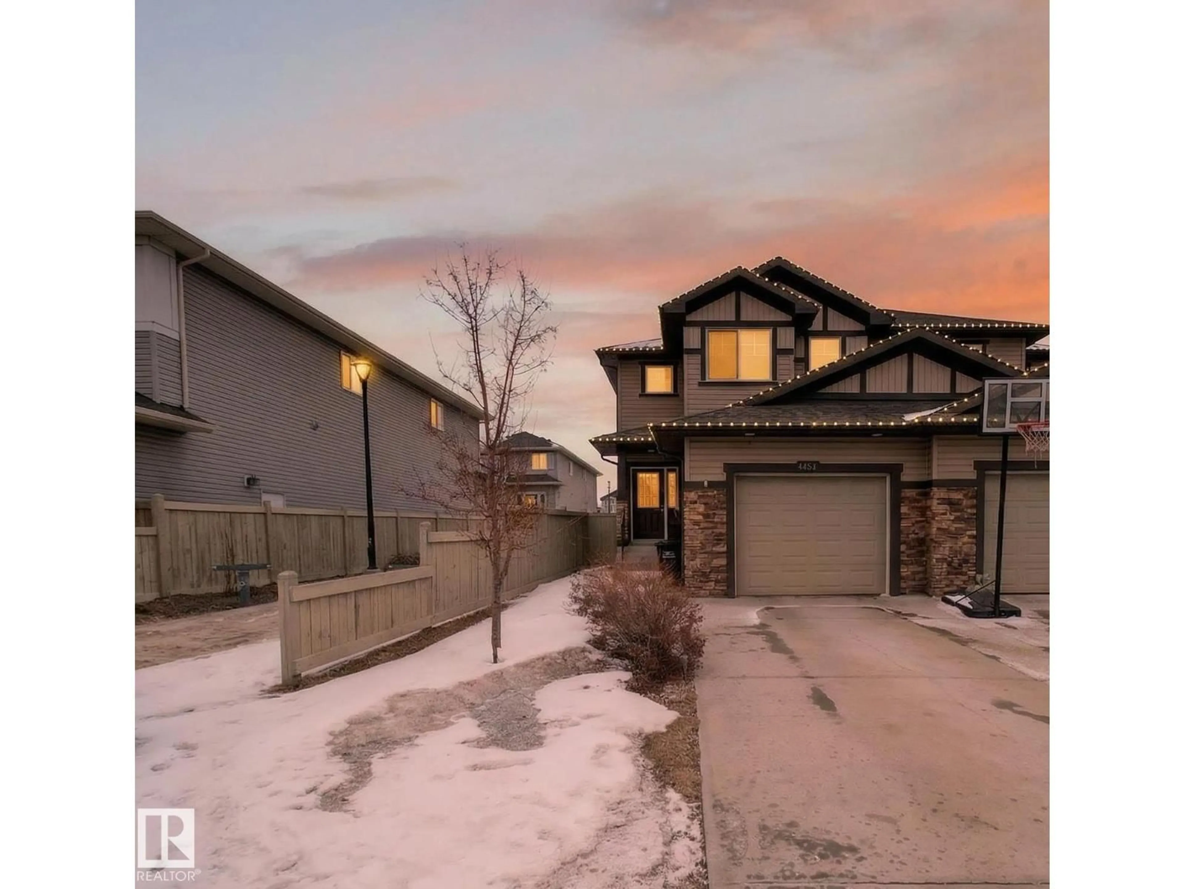 A pic from outside/outdoor area/front of a property/back of a property/a pic from drone, street for NW - 4465 5A ST, Edmonton Alberta T6T0Z8