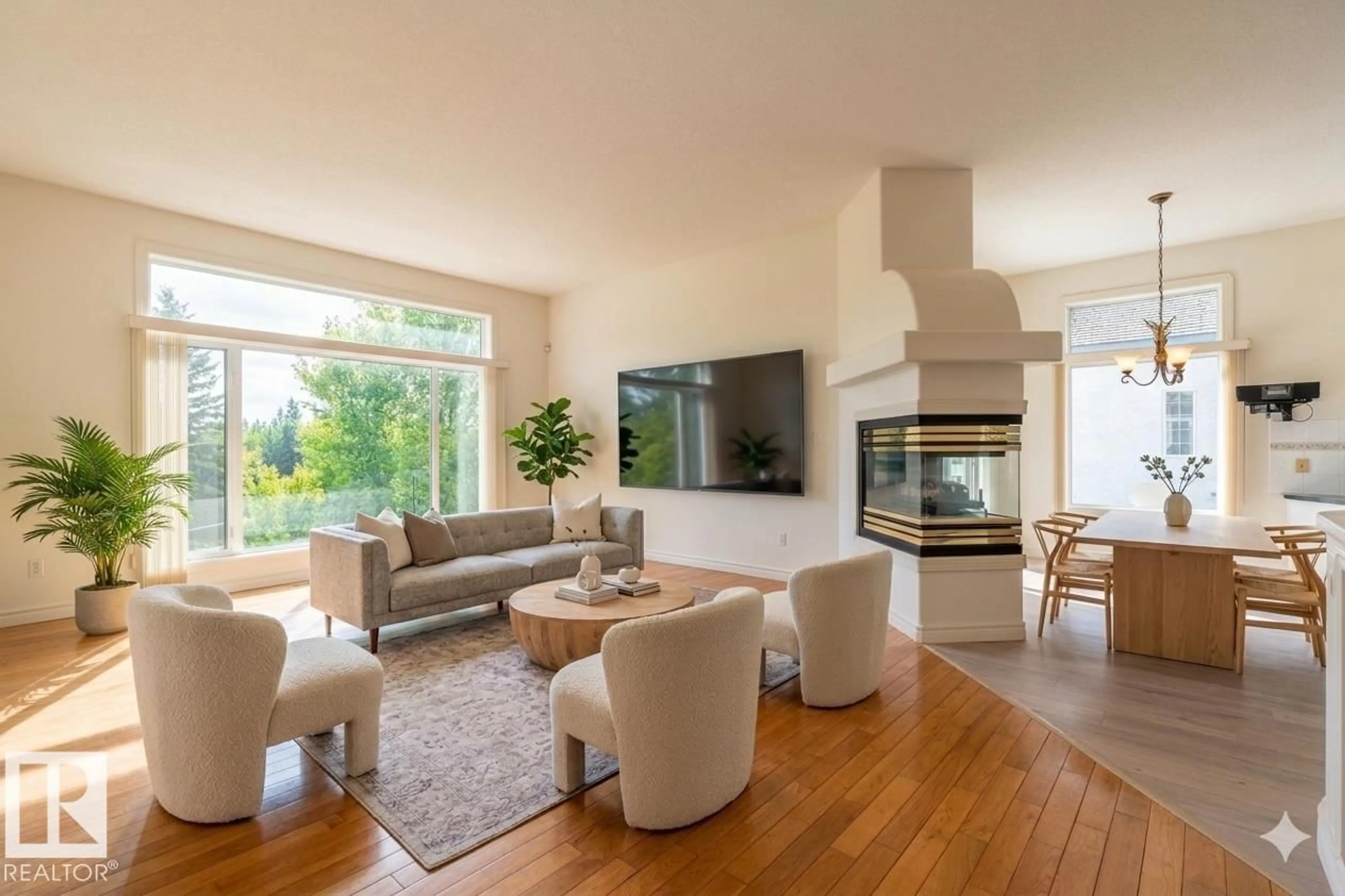 Living room with furniture, unknown for 189 BLACKBURN DR, Edmonton Alberta T6W1C3