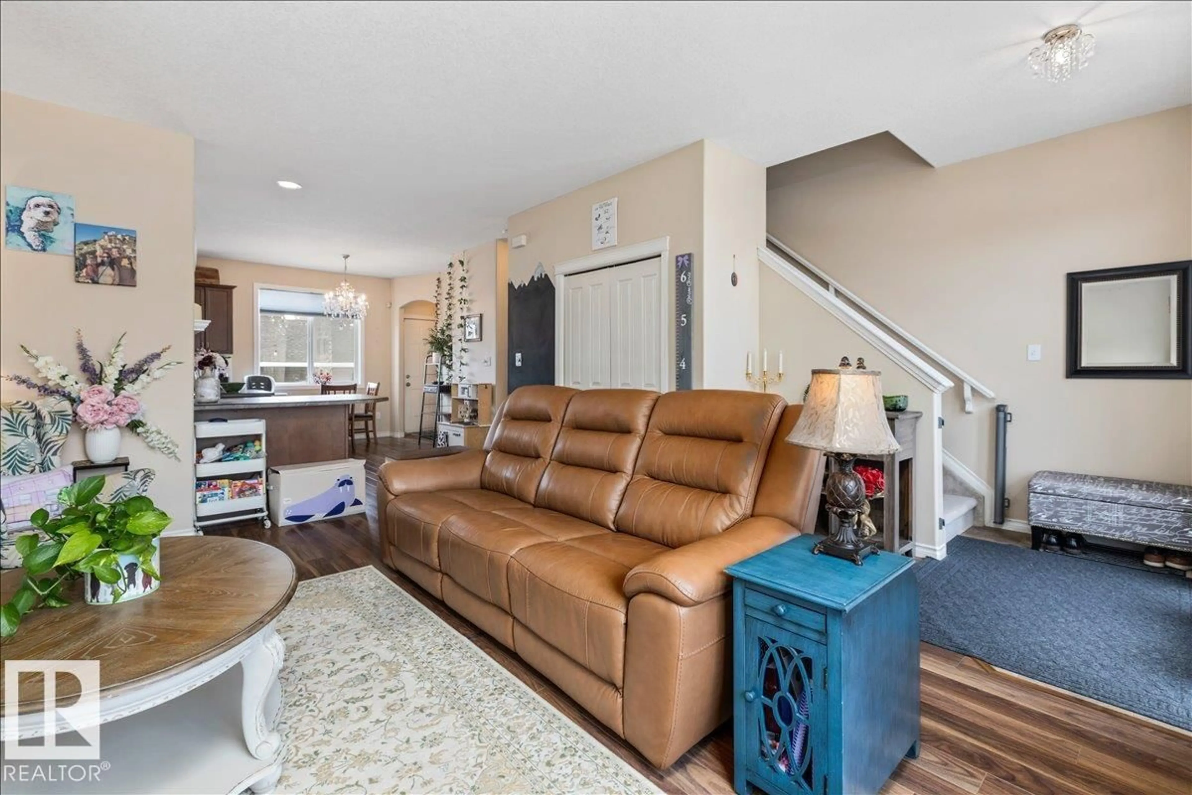 Living room with furniture, unknown for 9822 104 AVENUE, Morinville Alberta T8R0C2