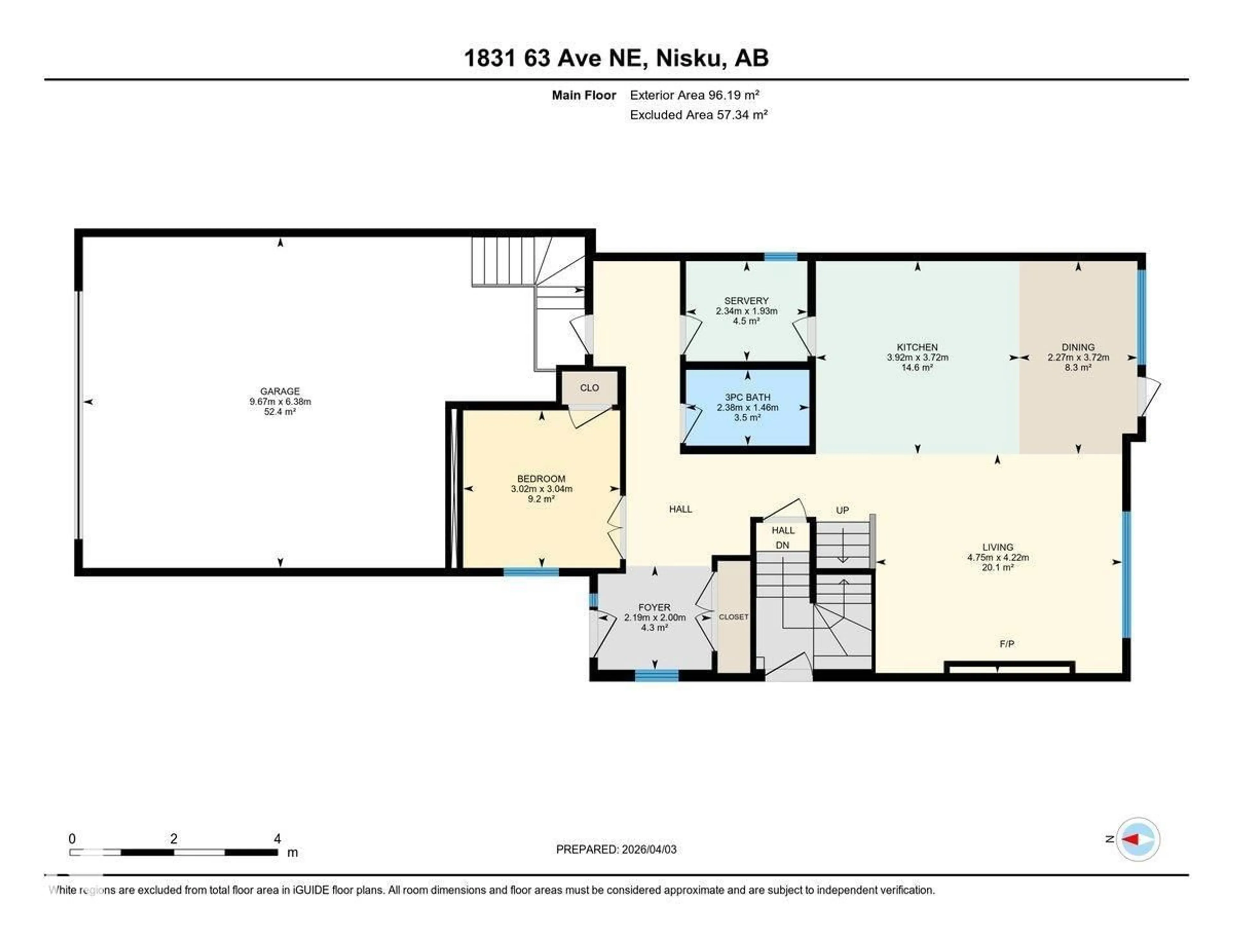 Floor plan for 1831 63 AV, Rural Leduc County Alberta T4X3A4