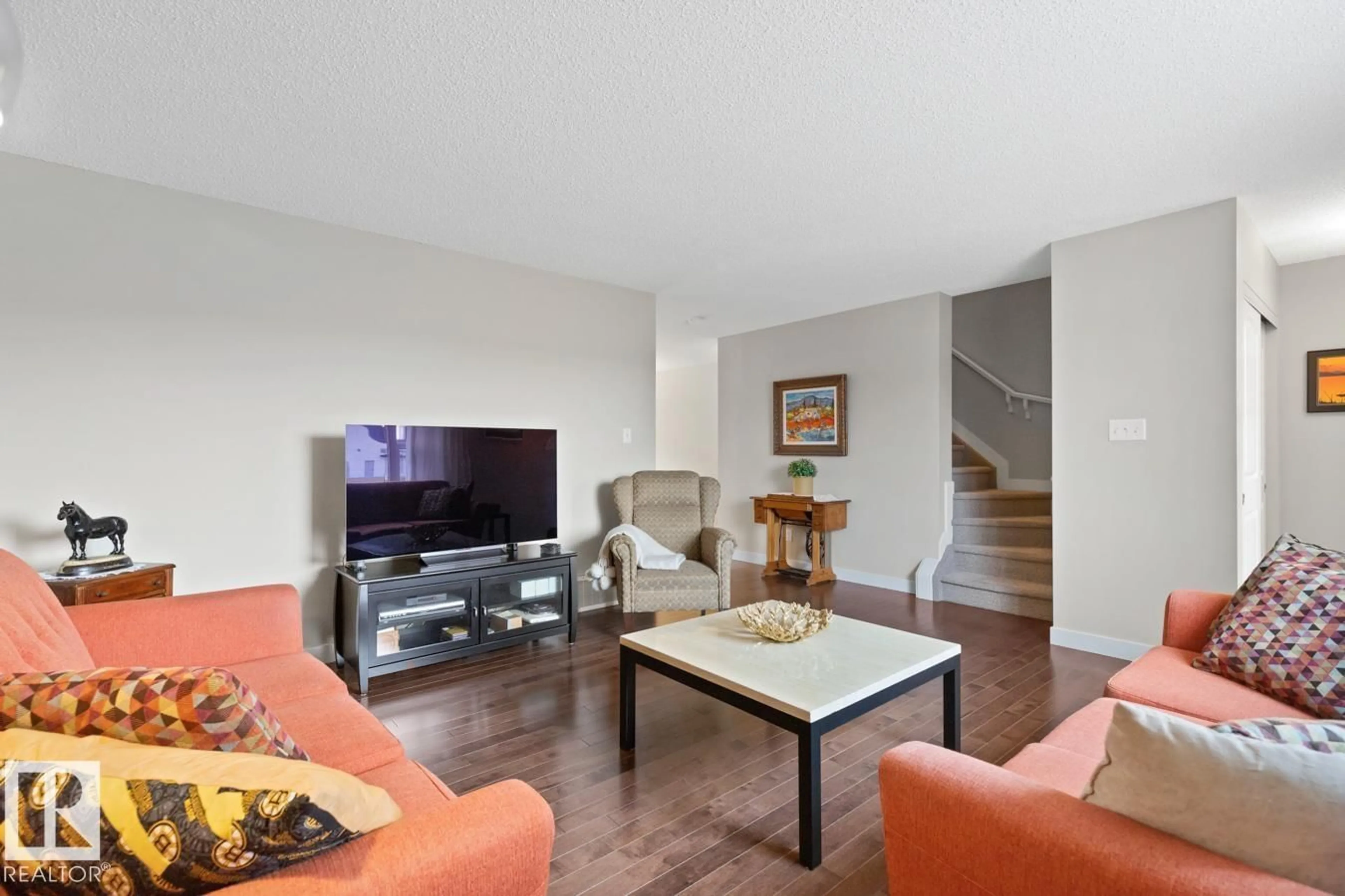 Living room with furniture, unknown for 46 - 301 PALISADES WY, Sherwood Park Alberta T8H0T4