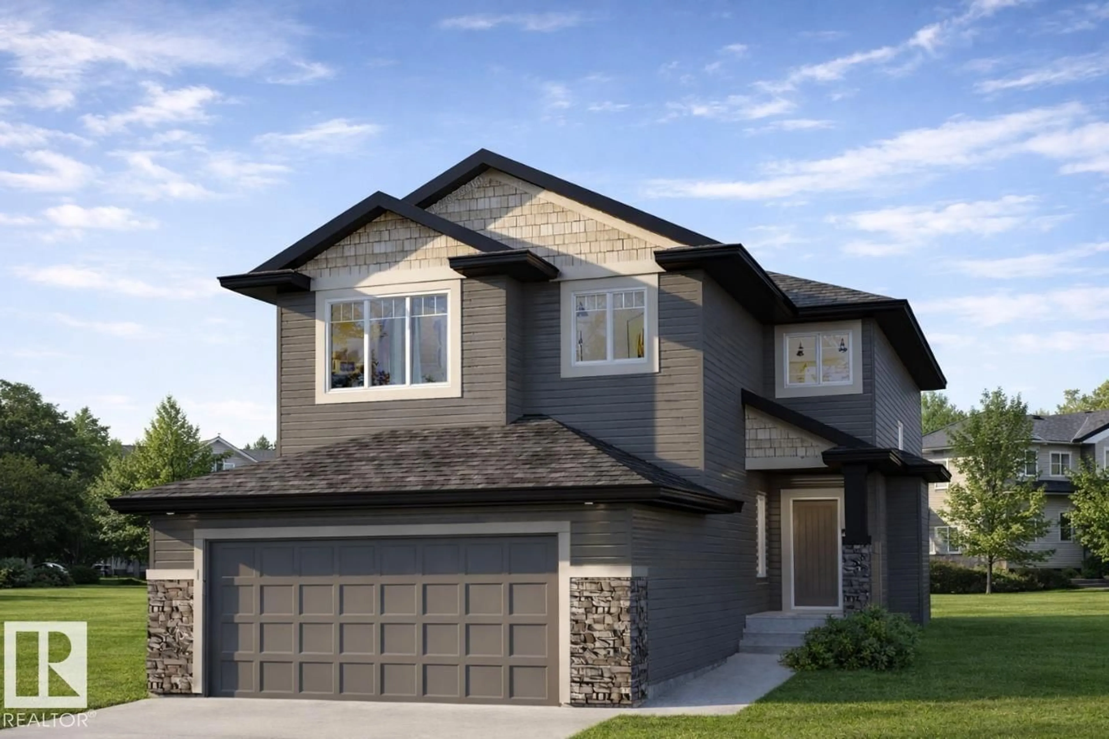 Home with brick exterior material, street for SW SW - 5132 CAWSEY BN, Edmonton Alberta T6W5M8