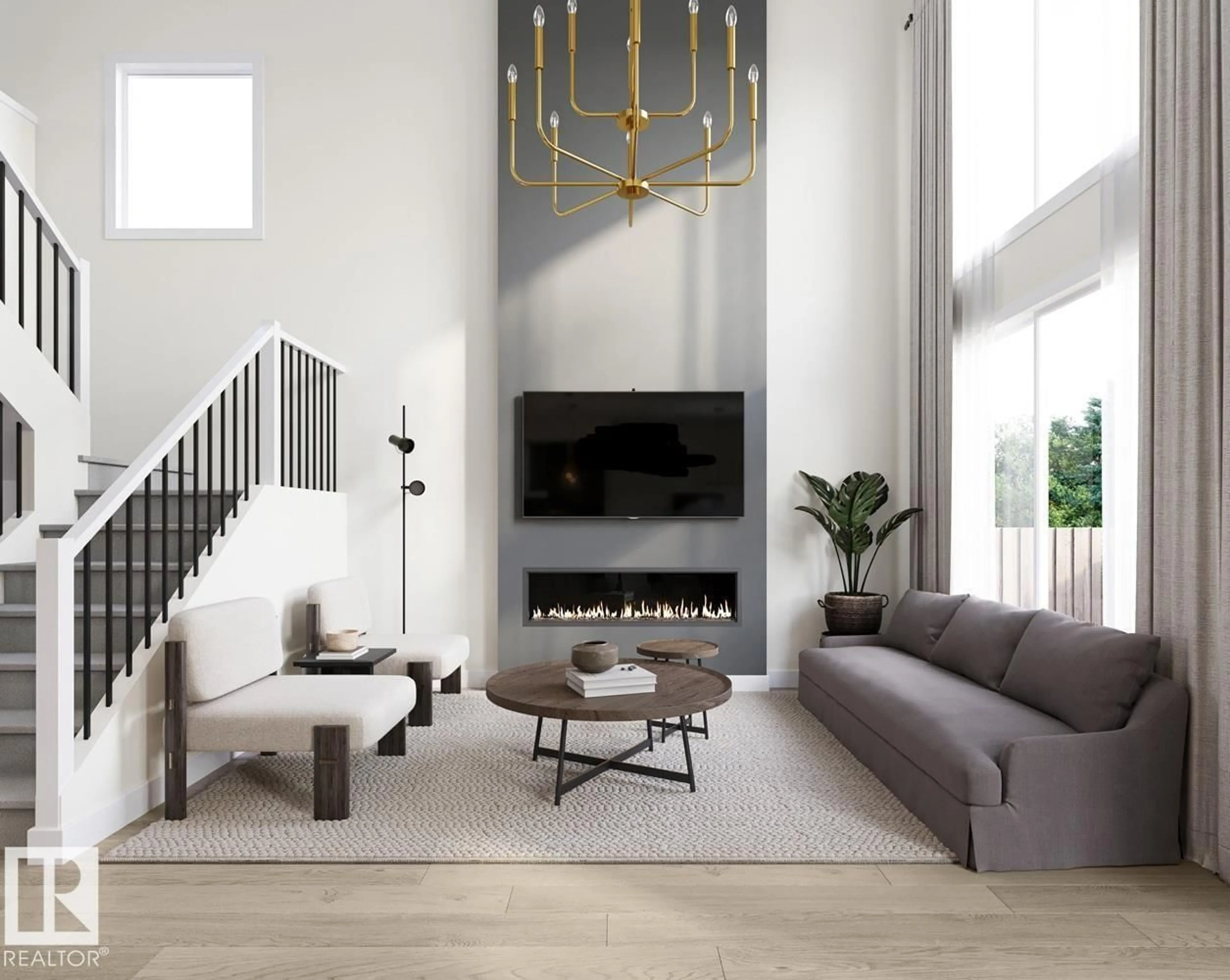 Living room with furniture, unknown for SW SW - 5132 CAWSEY BN, Edmonton Alberta T6W5M8