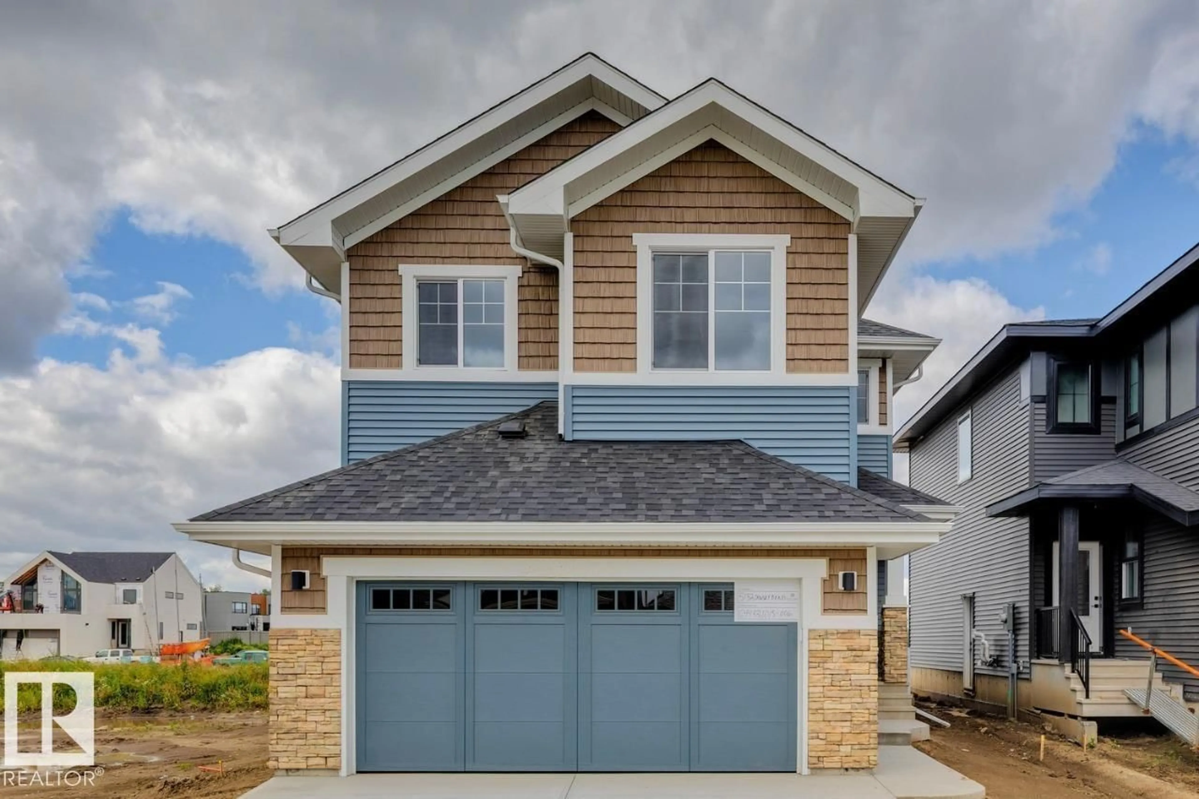 Home with vinyl exterior material, street for SW SW - 5132 CAWSEY BN, Edmonton Alberta T6W5M8
