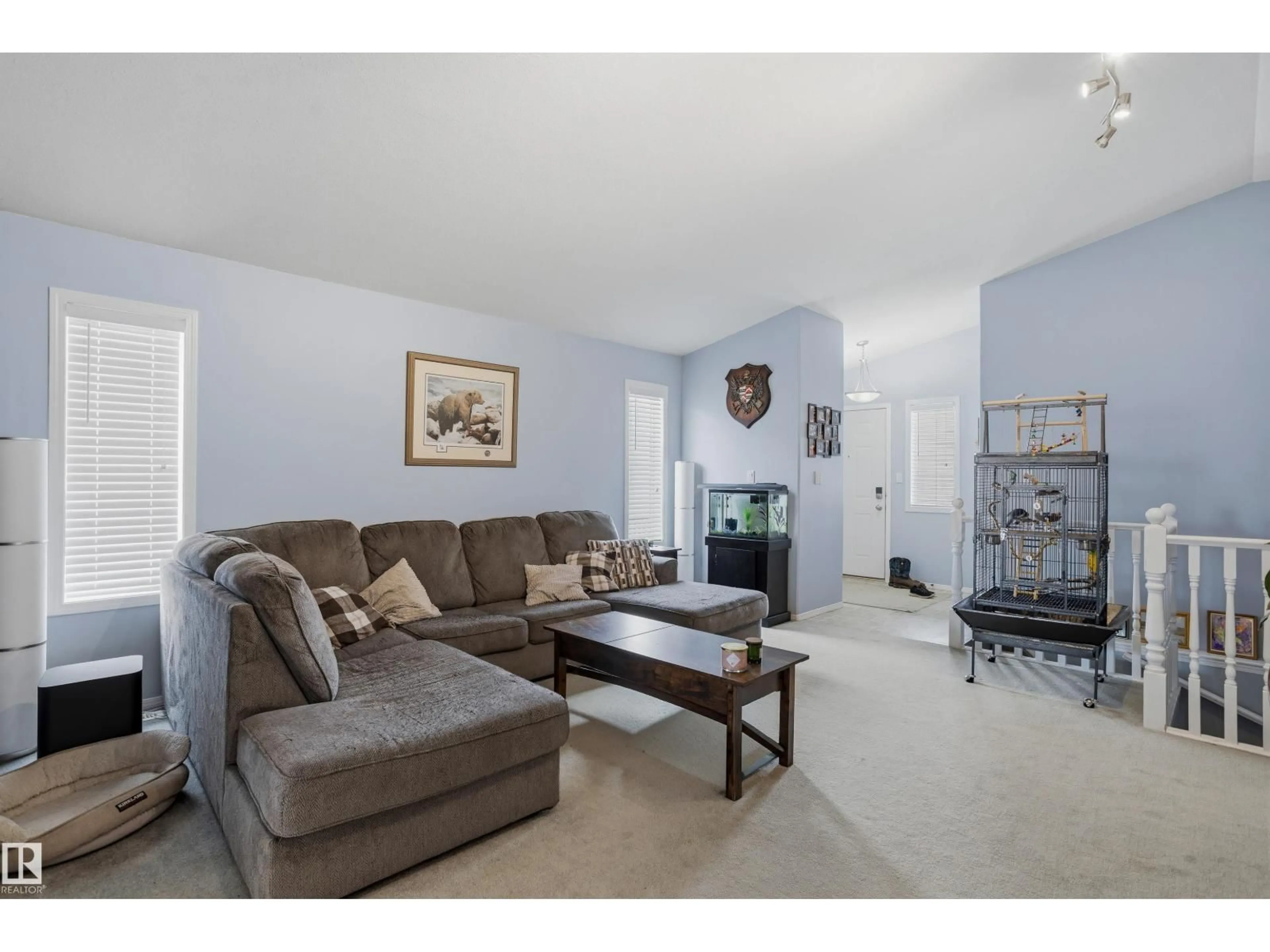 Living room with furniture, unknown for 11 EGERLAND PL, Stony Plain Alberta T7Z2W5