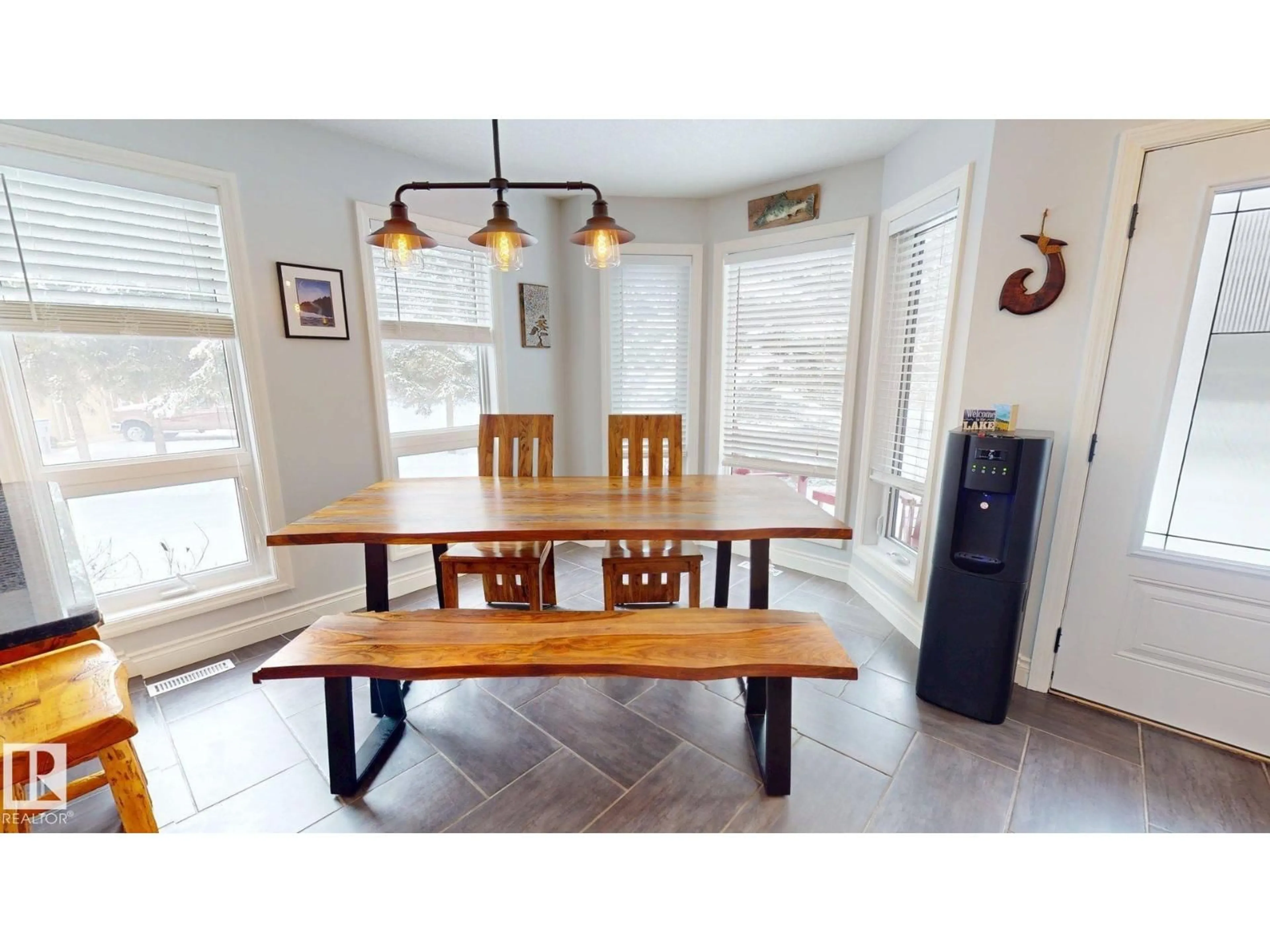 Dining room, wood/laminate floor for 25B GOLDEN CR, Rural Leduc County Alberta T0C2P0