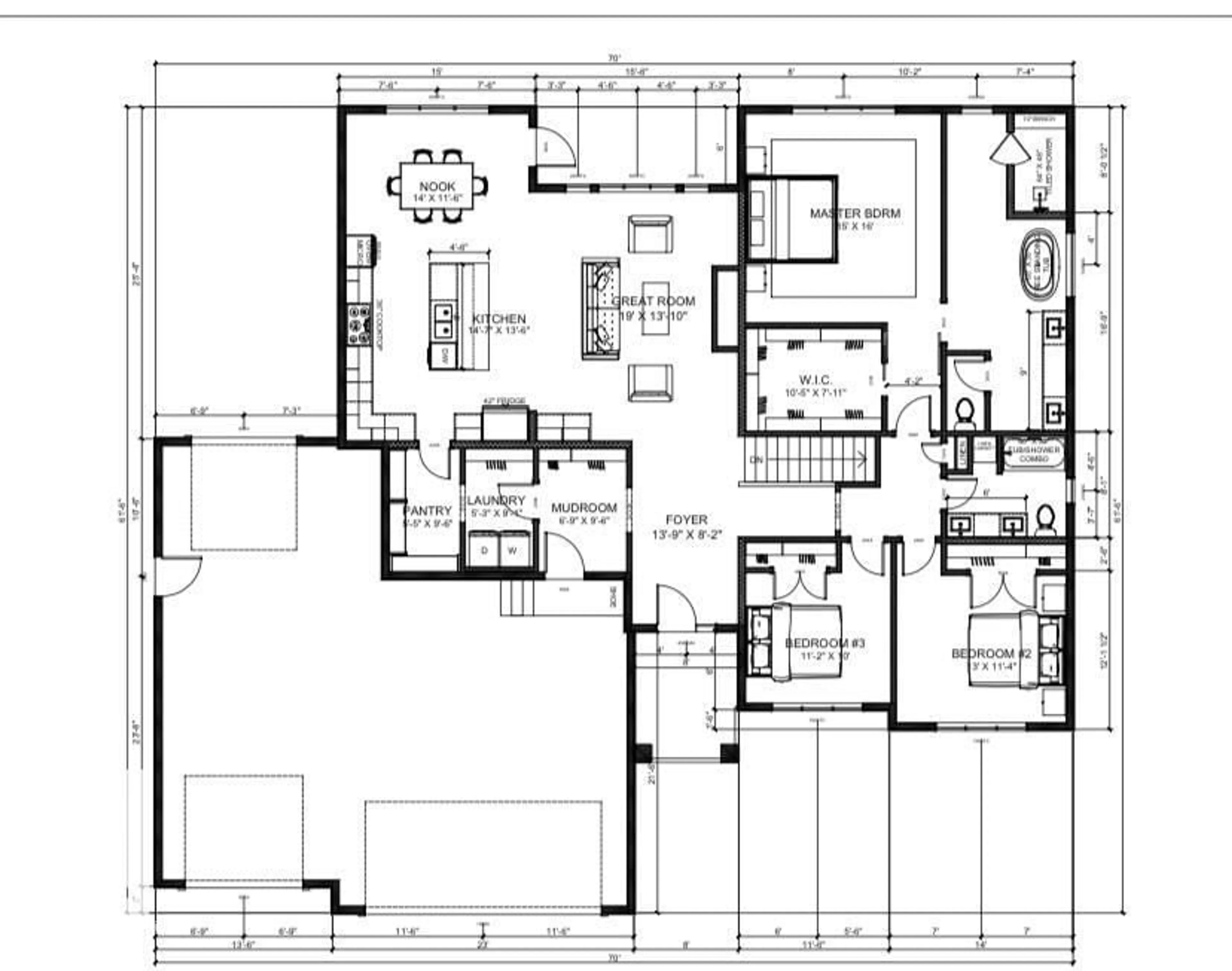 Floor plan for 1155 GENESIS ON THE LAKES BV, Stony Plain Alberta T7Z0K5