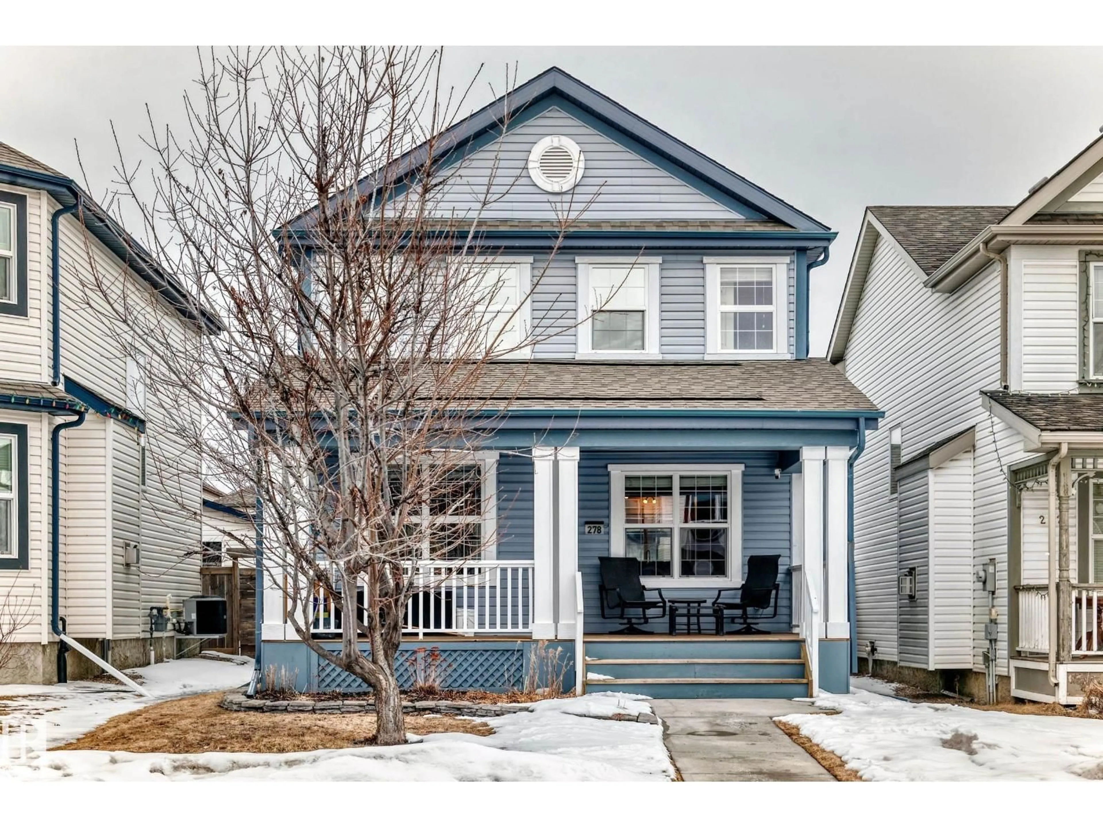 Home with vinyl exterior material, street for 278 SUNCREST RD, Sherwood Park Alberta T8H0B5