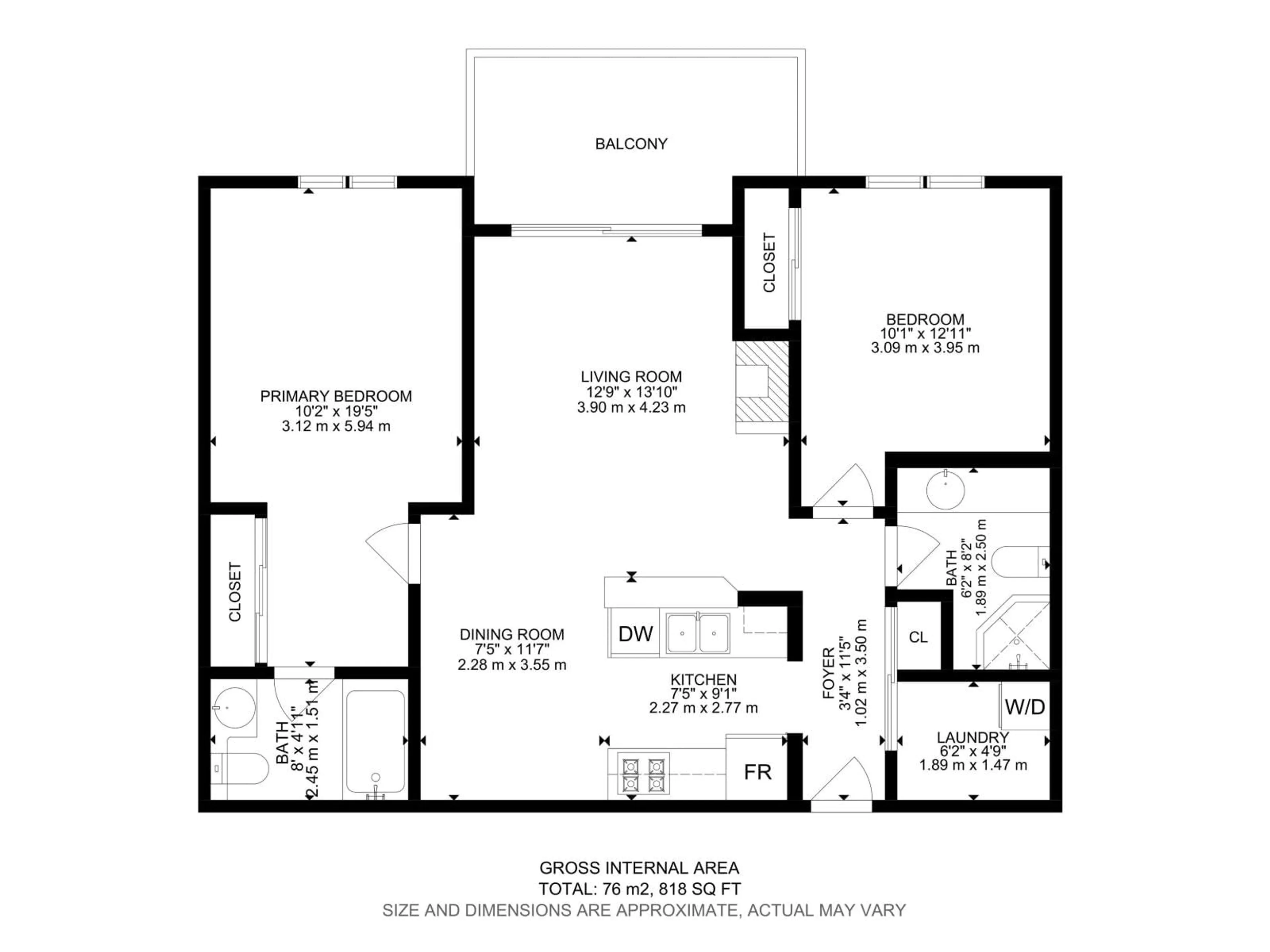 Floor plan for 424 - 17011 67 AV, Edmonton Alberta T5T6Y6
