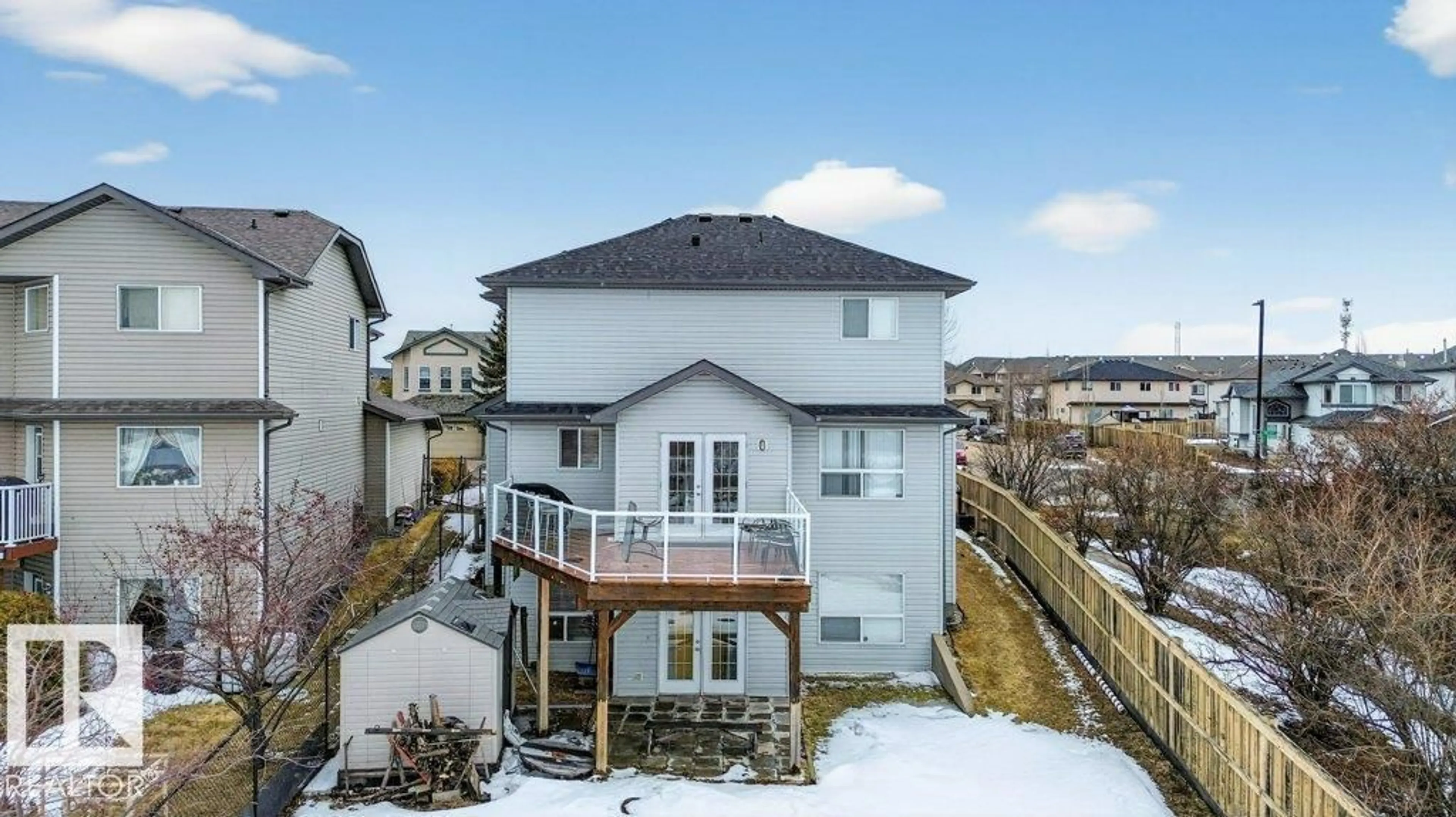 A pic from outside/outdoor area/front of a property/back of a property/a pic from drone, mountain view for 16107 92 ST, Edmonton Alberta T5Z3N1