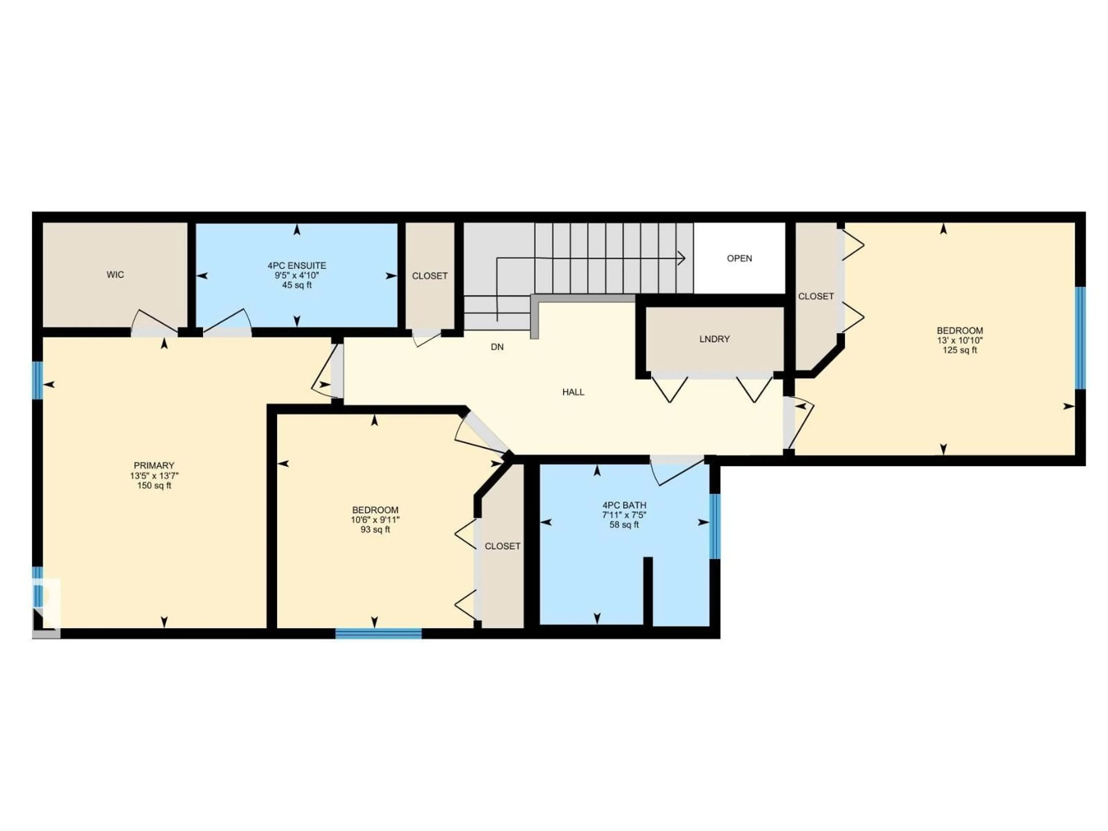 Floor plan for NW - 14007 164 AV, Edmonton Alberta T6V0K6