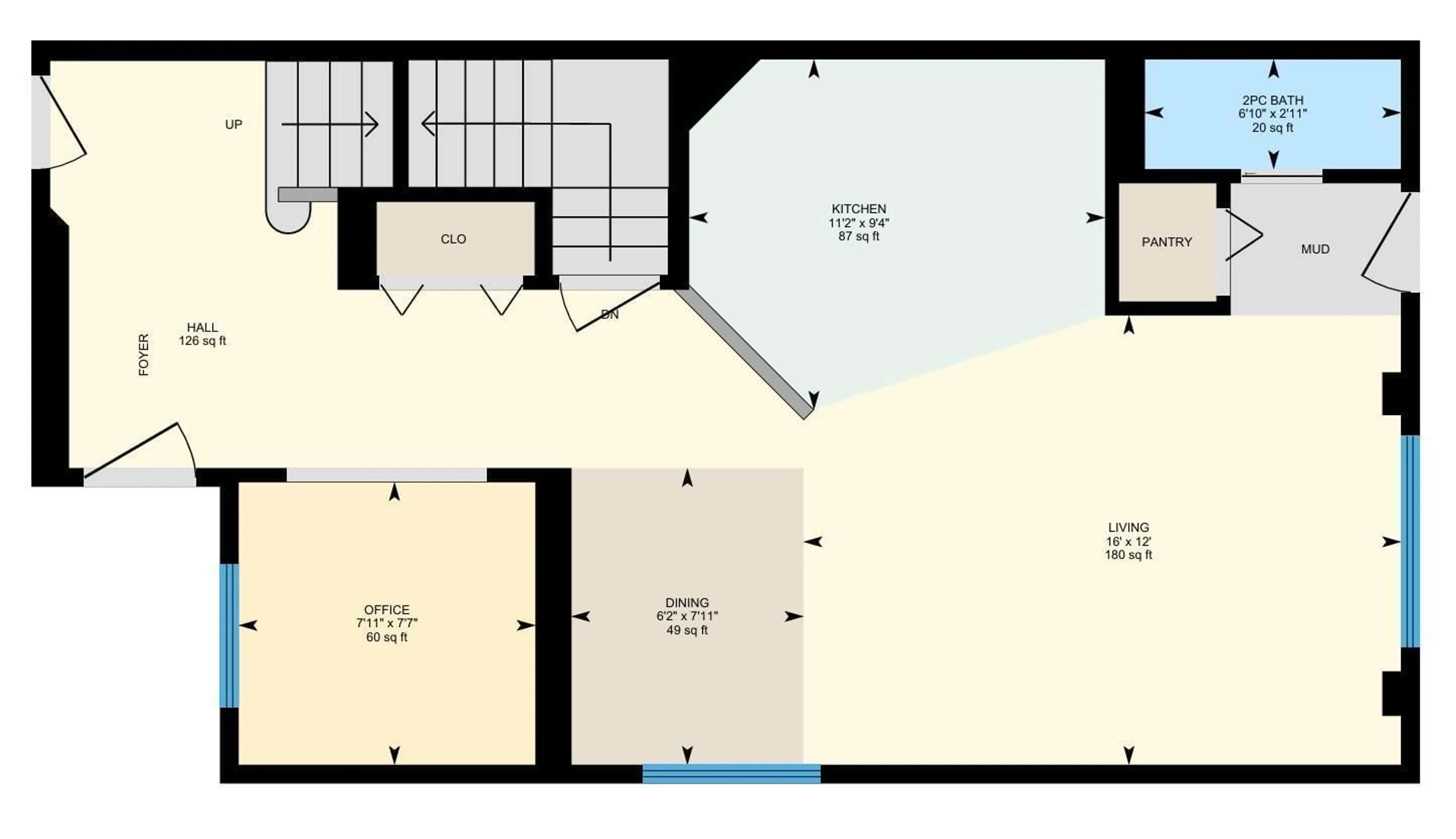 Floor plan for 14009 164 AV, Edmonton Alberta T6V0K6