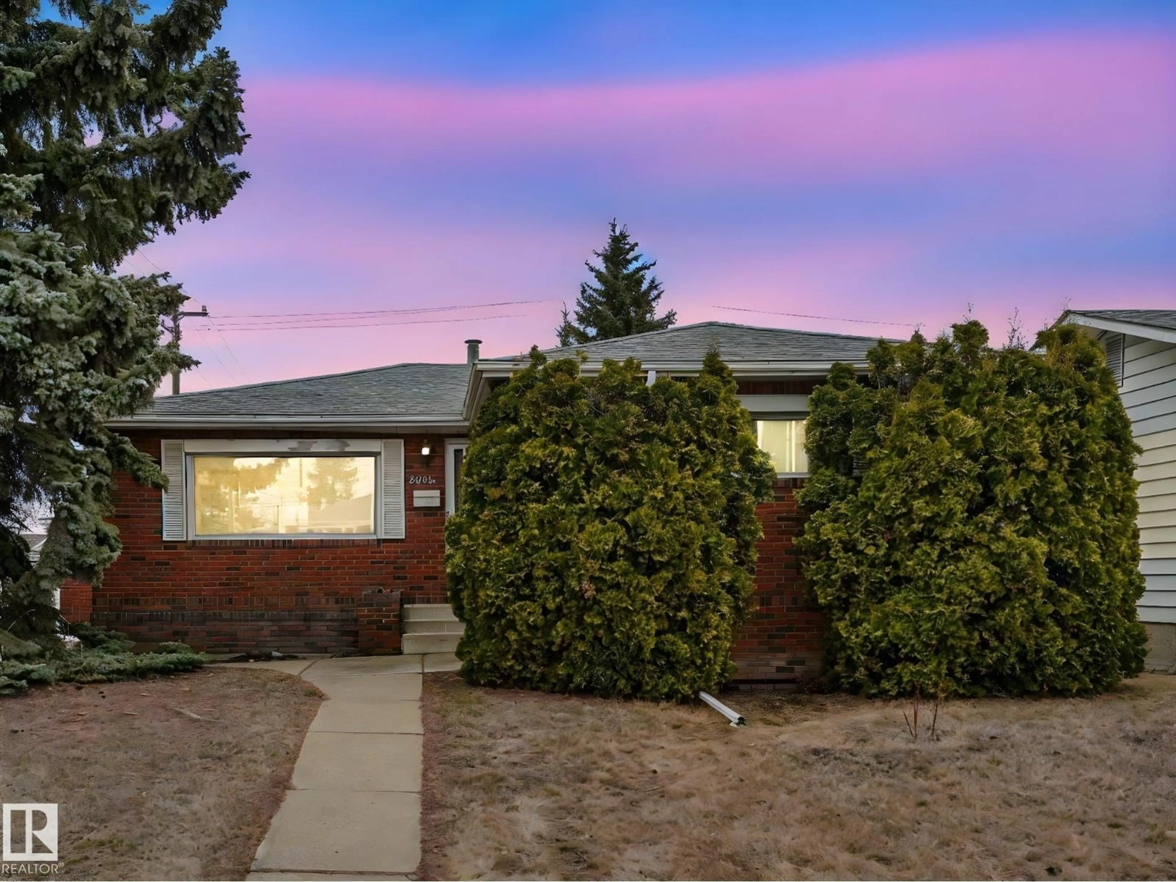 Home with brick exterior material, street for 5904 84 AV, Edmonton Alberta T6B0H4