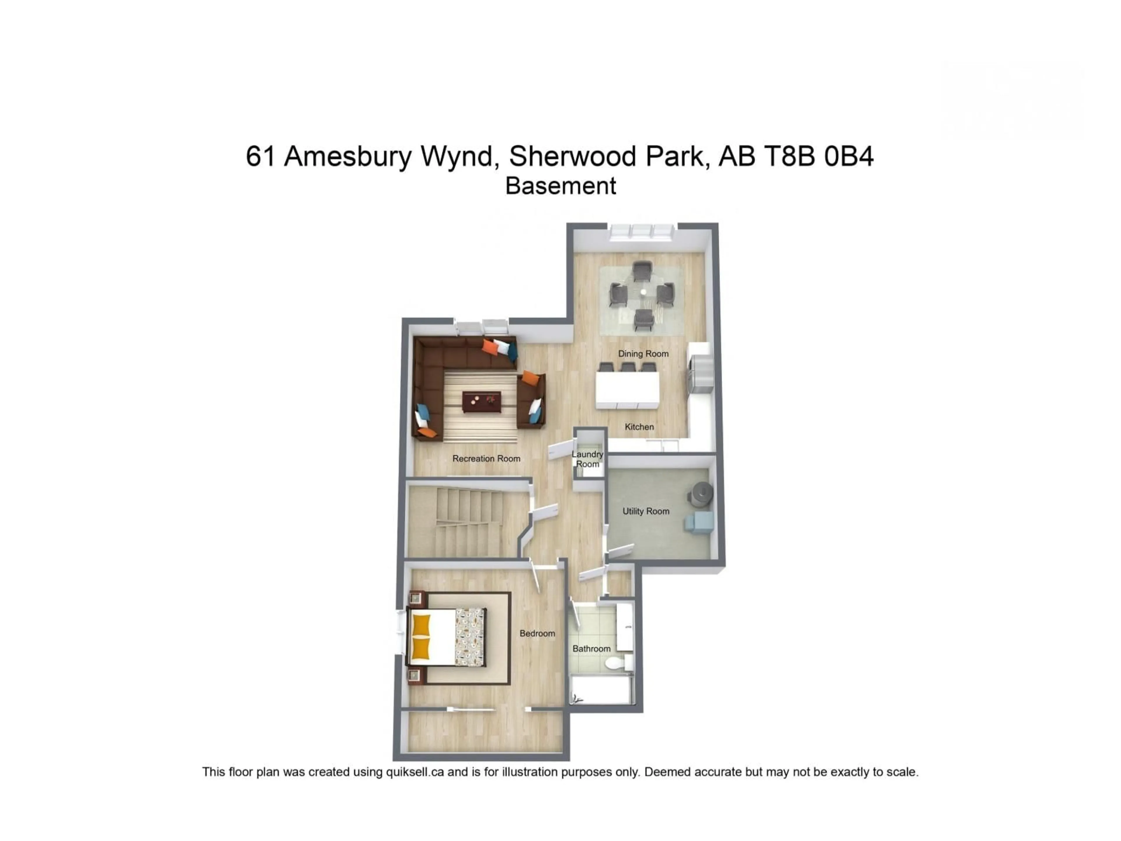 Floor plan for 61 AMESBURY WD, Sherwood Park Alberta T8B0C2