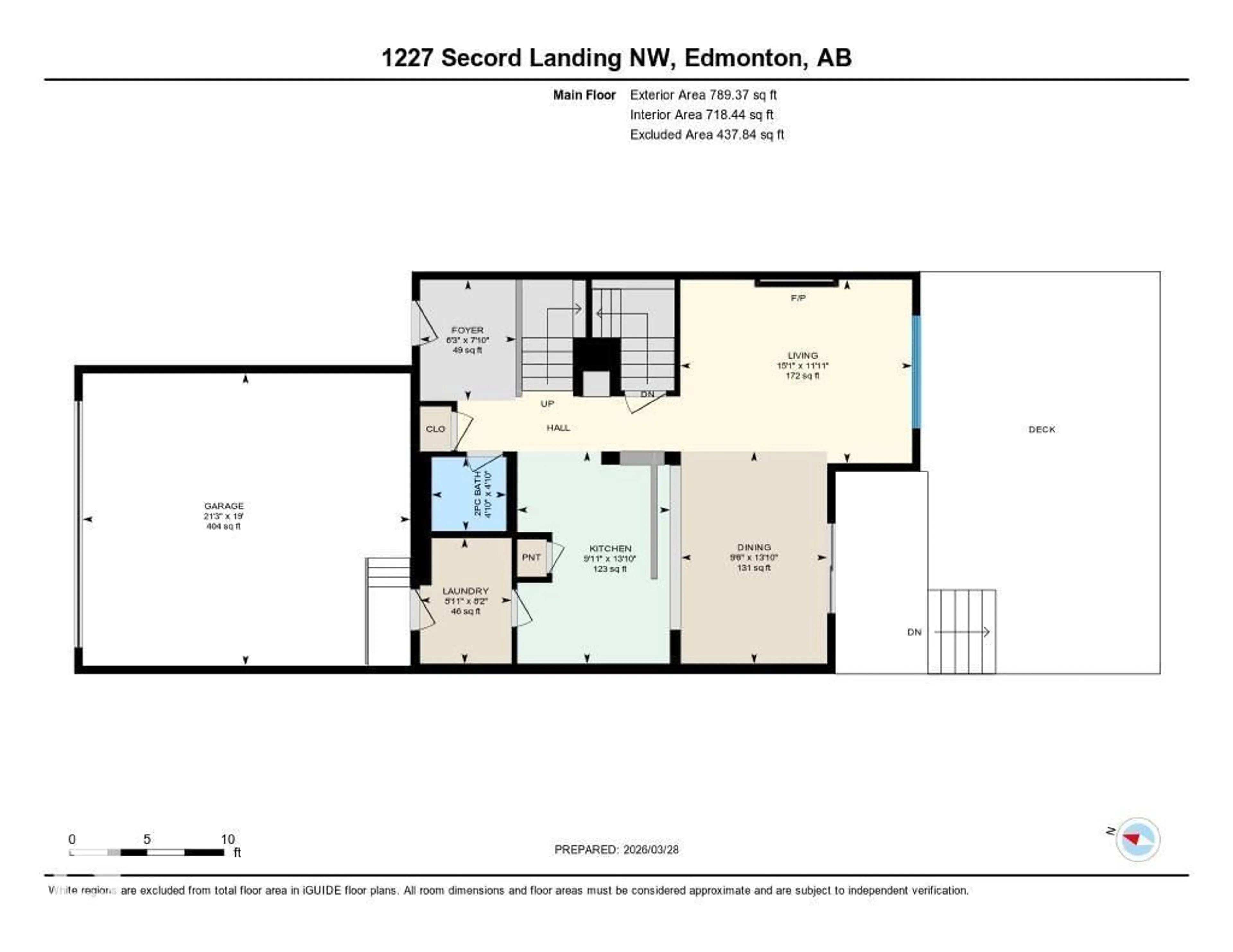 Floor plan for 1227 SECORD LANDING LD, Edmonton Alberta T5T4N3