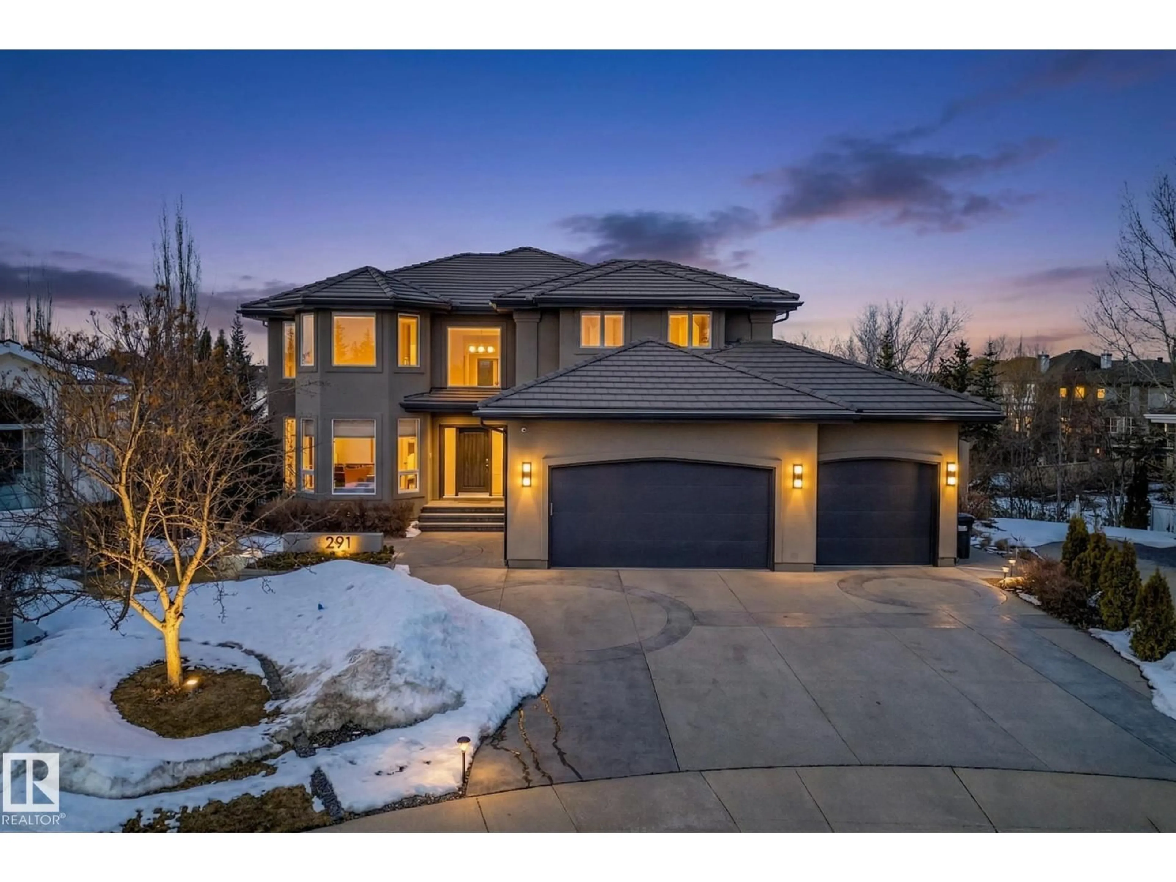 Home with brick exterior material, street for 291 NOTTINGHAM CV, Sherwood Park Alberta T8A5X5