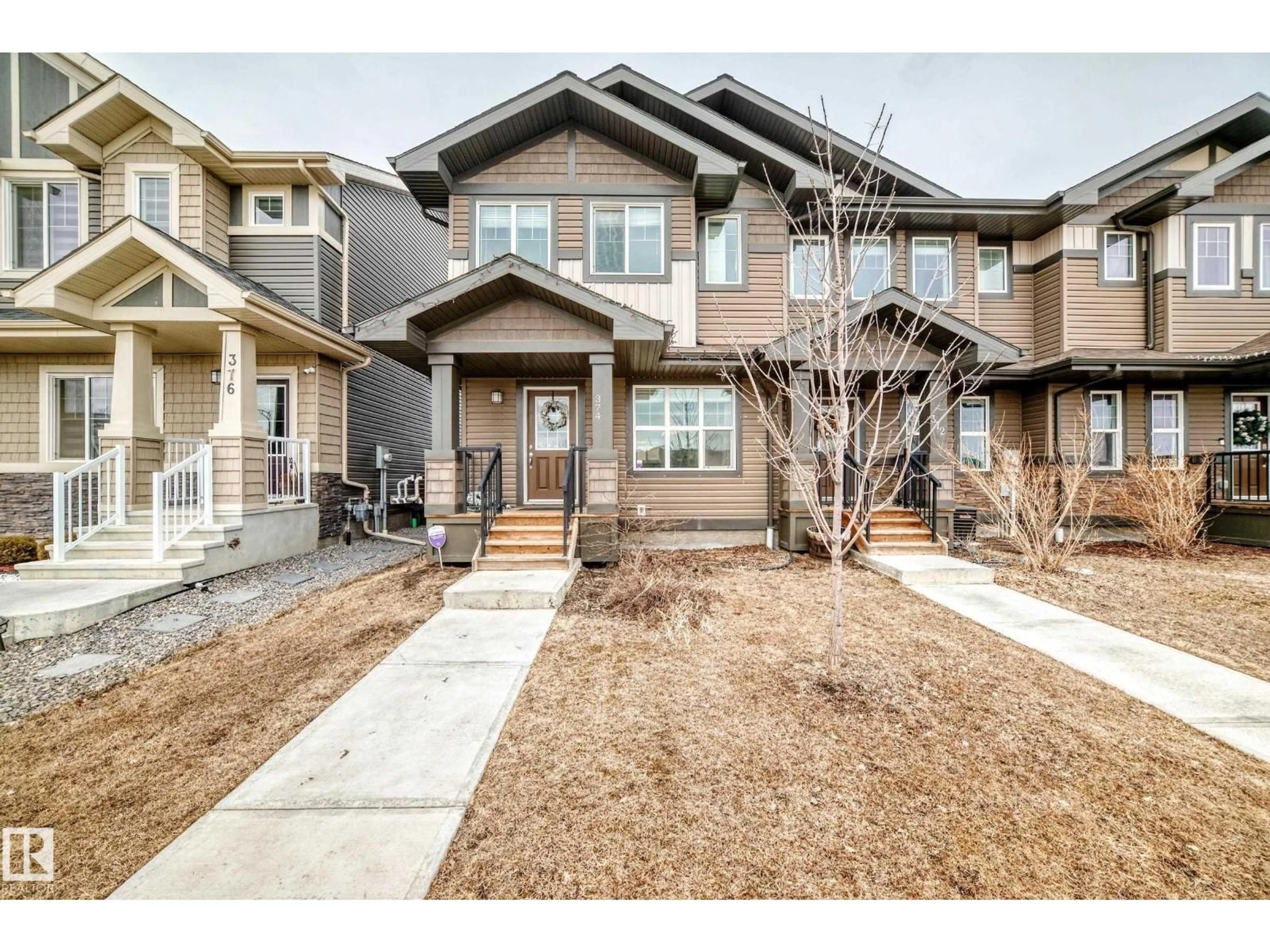 Home with brick exterior material, street for 374 CRYSTALLINA NERA DR, Edmonton Alberta T5Z0R9