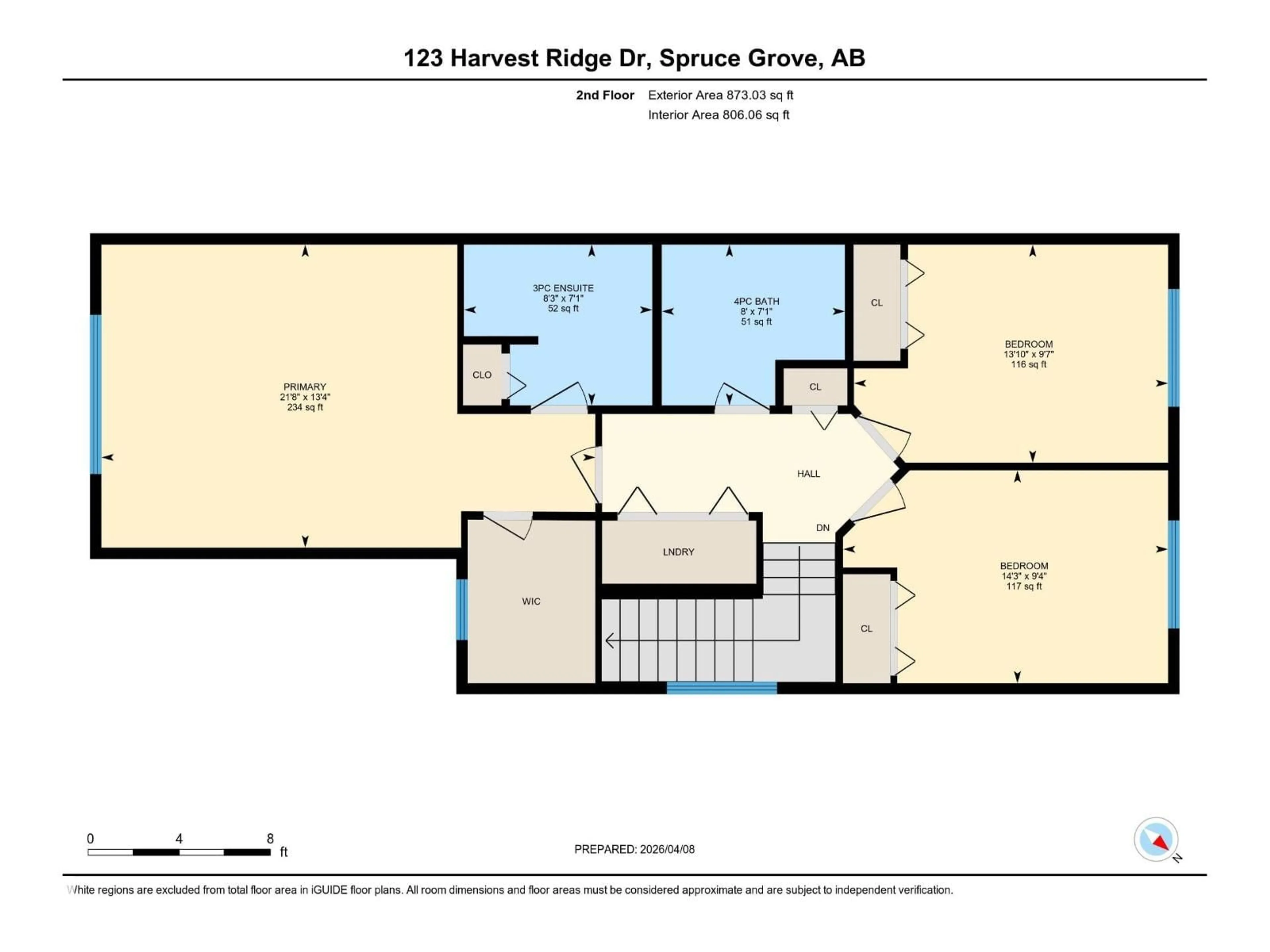 Floor plan for 123 HARVEST RIDGE DR, Spruce Grove Alberta T7X0X3