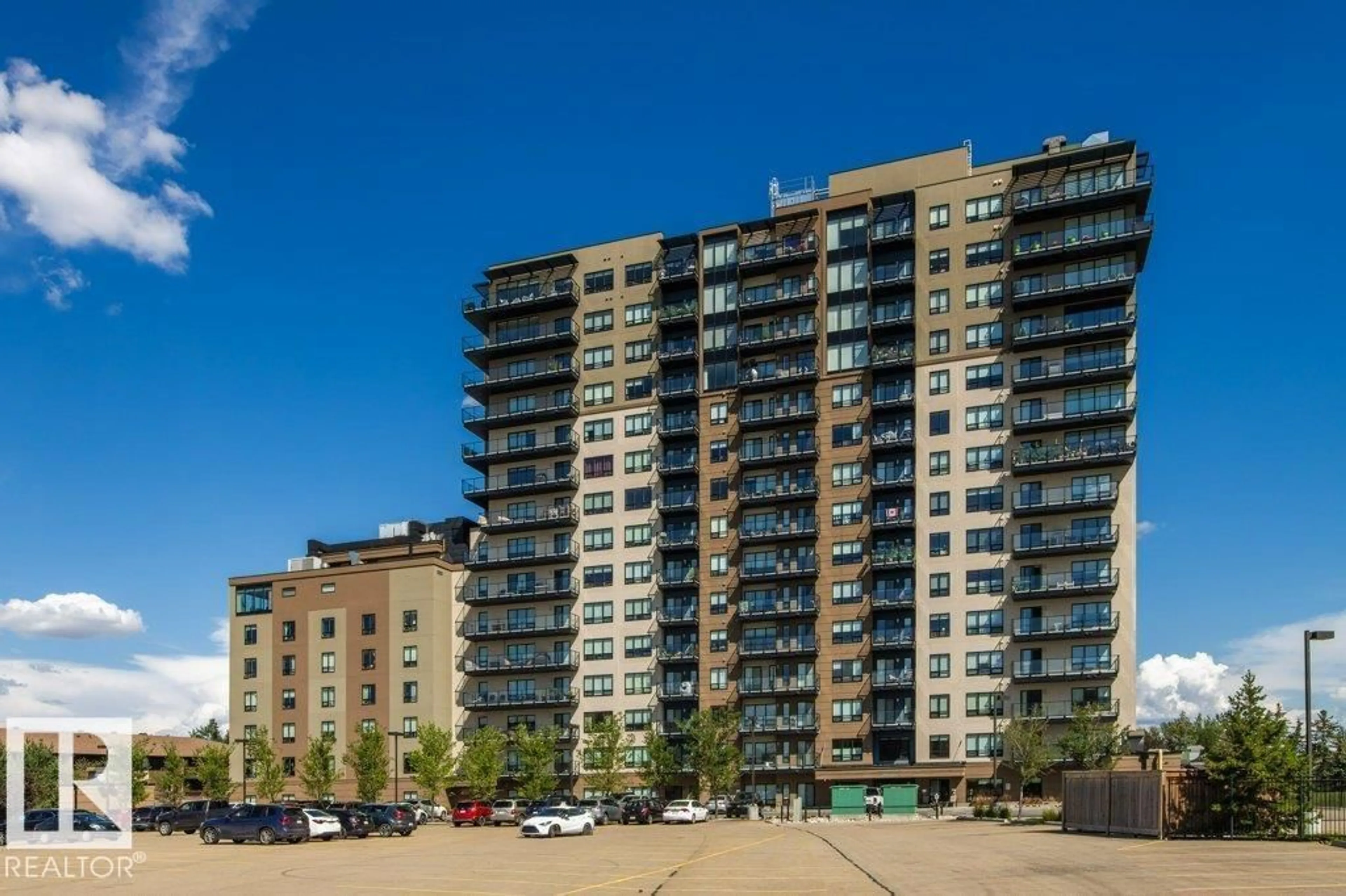 A pic from outside/outdoor area/front of a property/back of a property/a pic from drone, building for #505 - 2755 109 ST, Edmonton Alberta T6J5S4