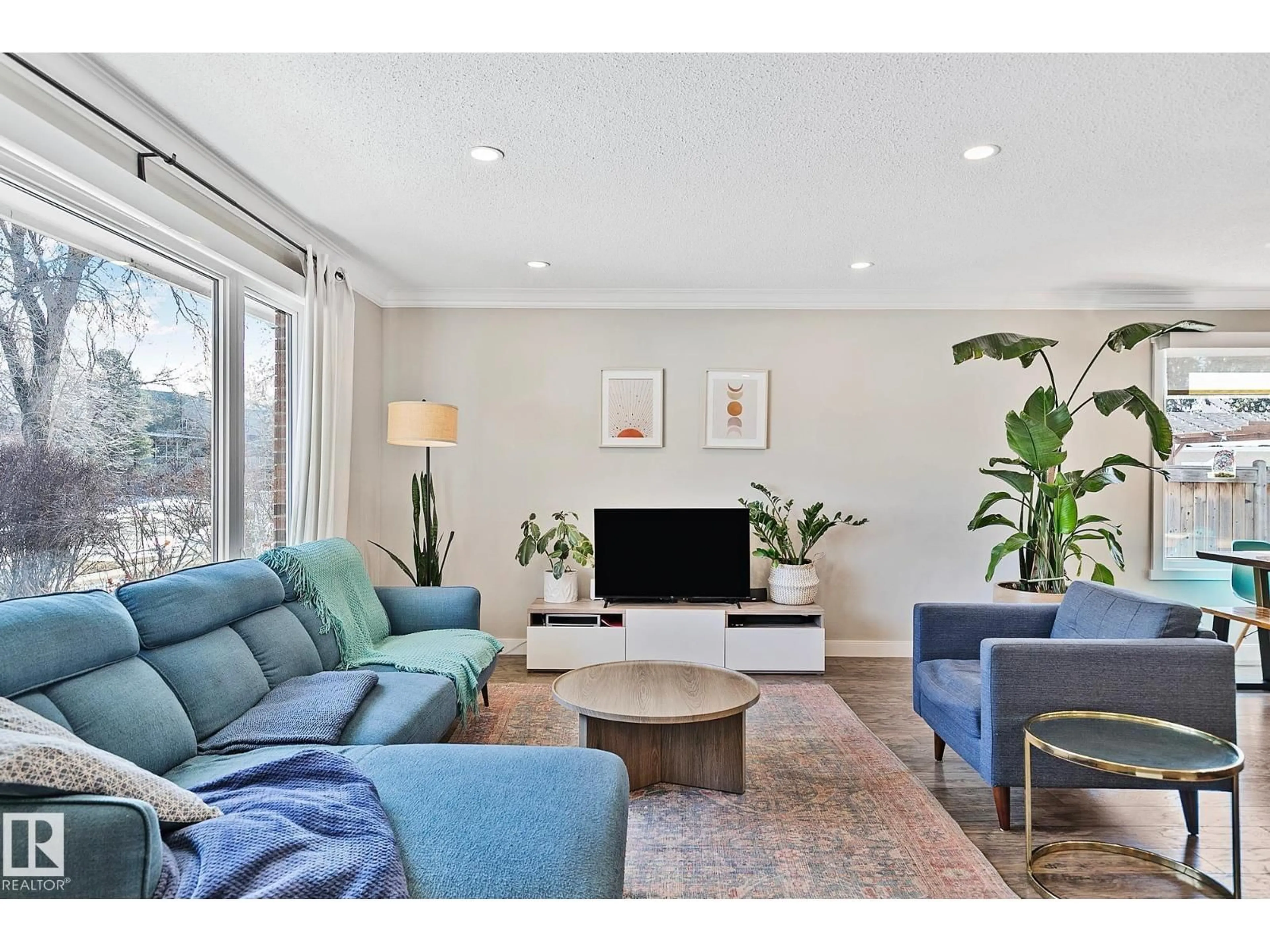 Living room with furniture, unknown for 7720 158 ST, Edmonton Alberta T5R2B7