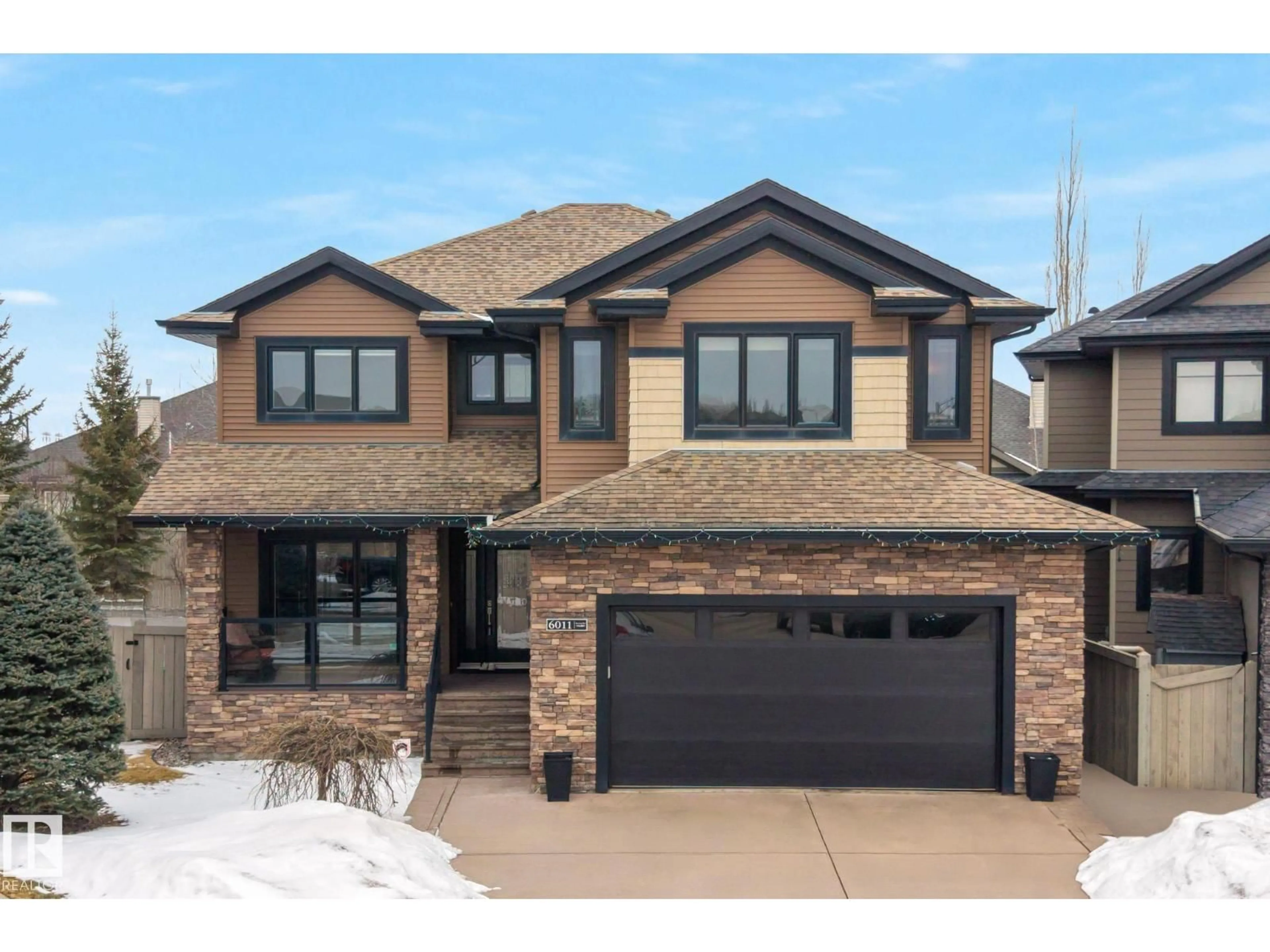 Home with brick exterior material, street for 6011 MAYNARD WY, Edmonton Alberta T6R0P7