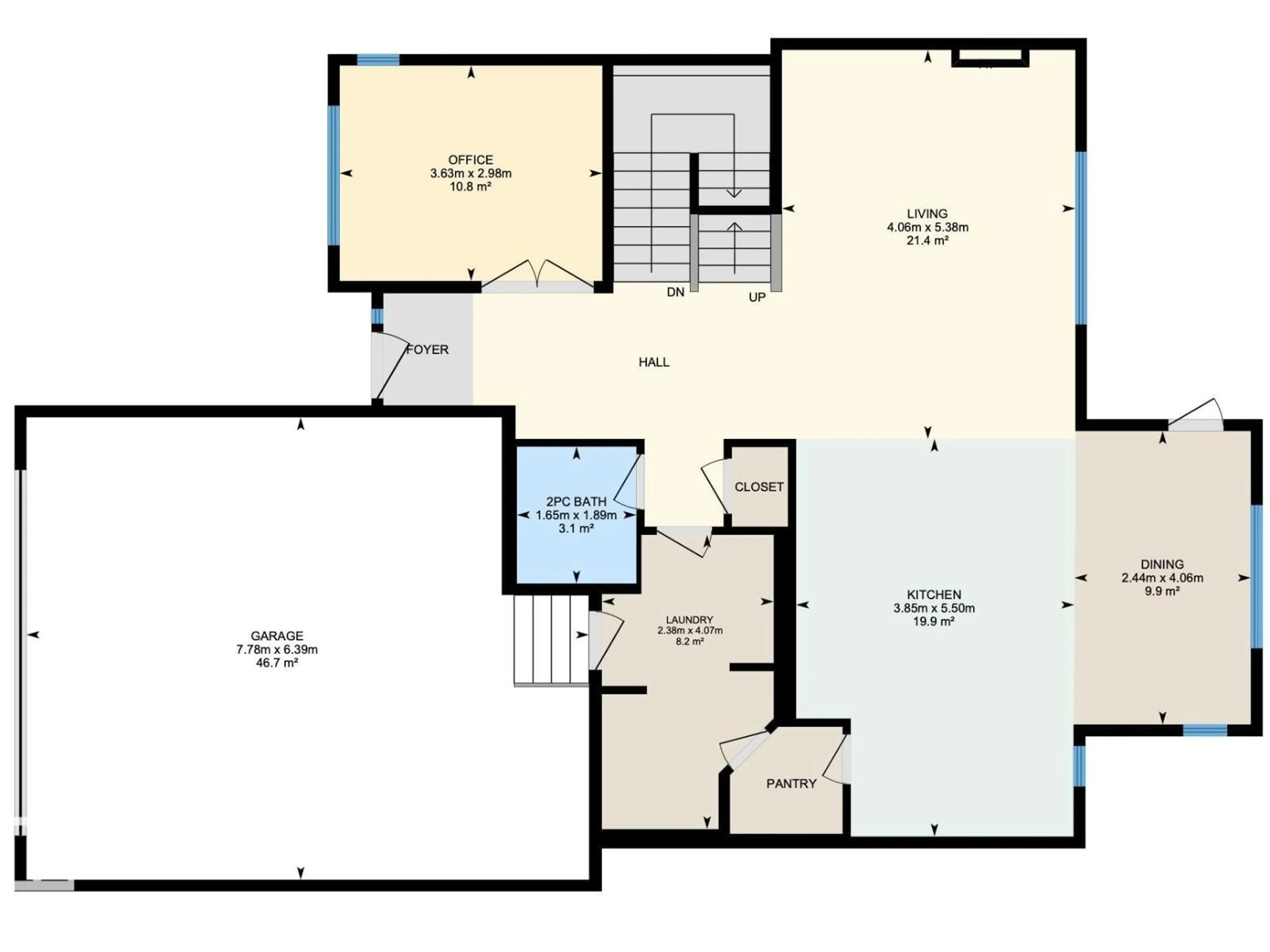 Floor plan for 6011 MAYNARD WY, Edmonton Alberta T6R0P7