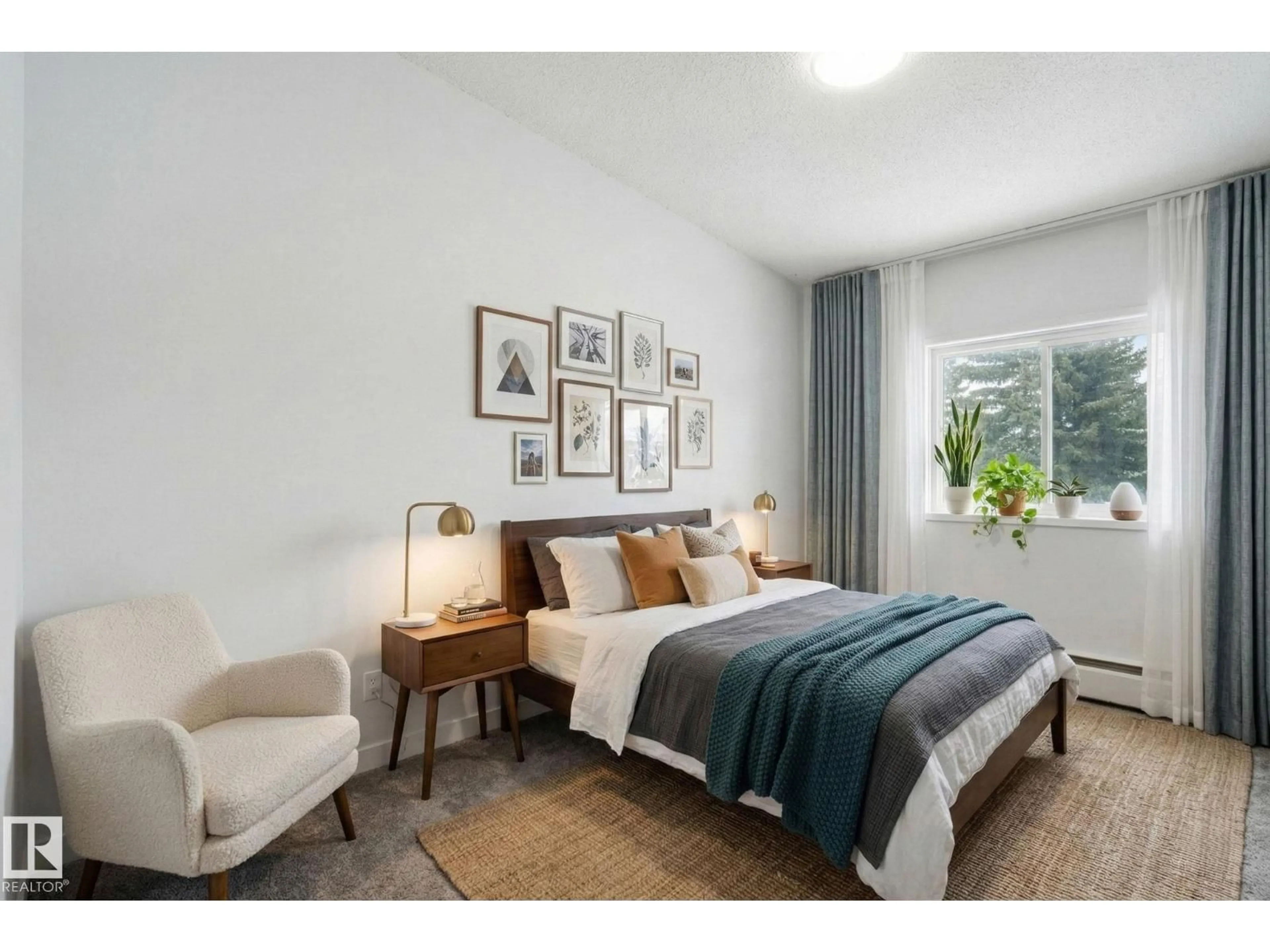 Bedroom with bed, unknown for #308 - 2908 116A AV, Edmonton Alberta T5W4R7