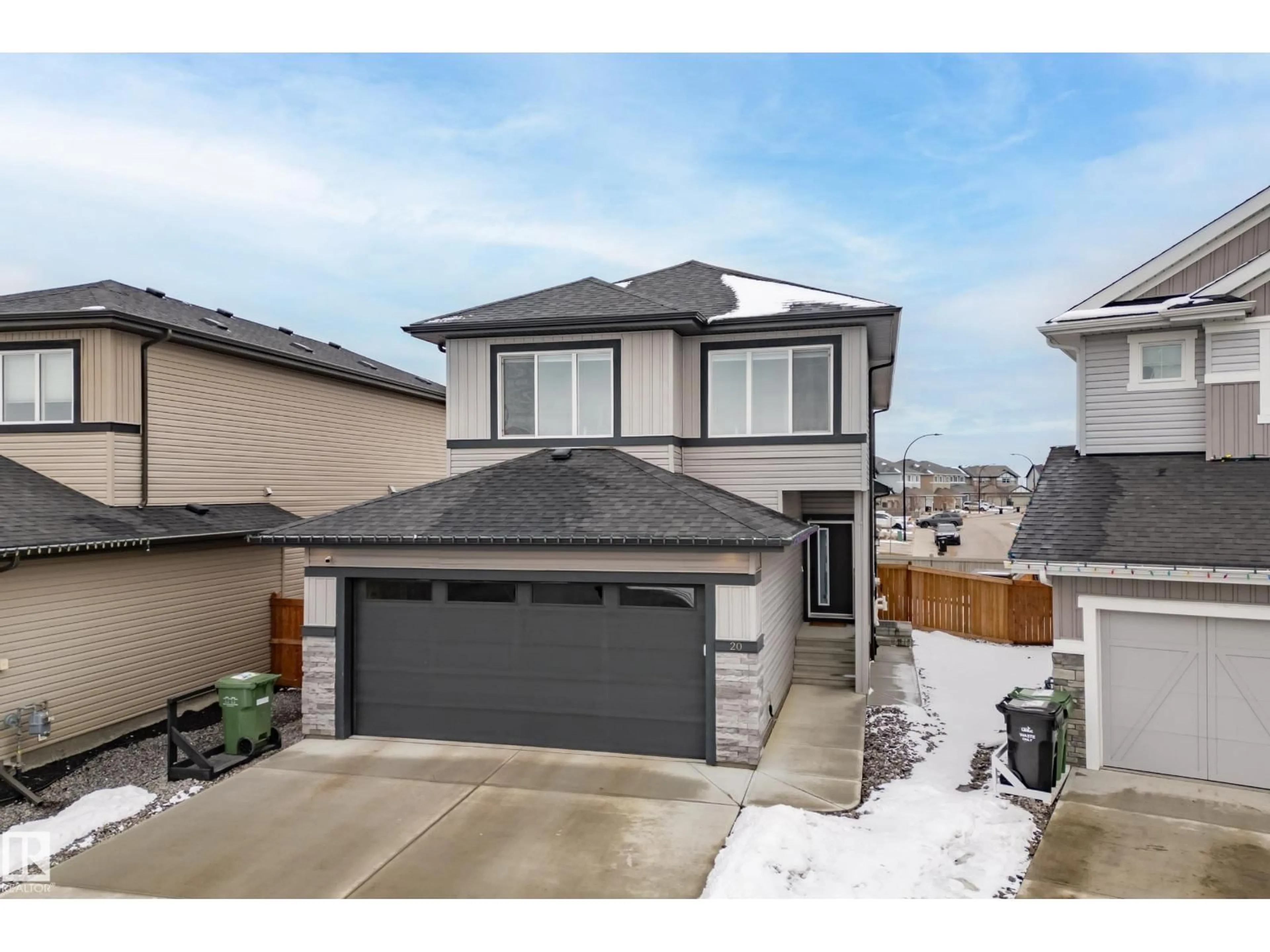 A pic from outside/outdoor area/front of a property/back of a property/a pic from drone, street for 20 ROBERTS CL, Leduc Alberta T9E1K9