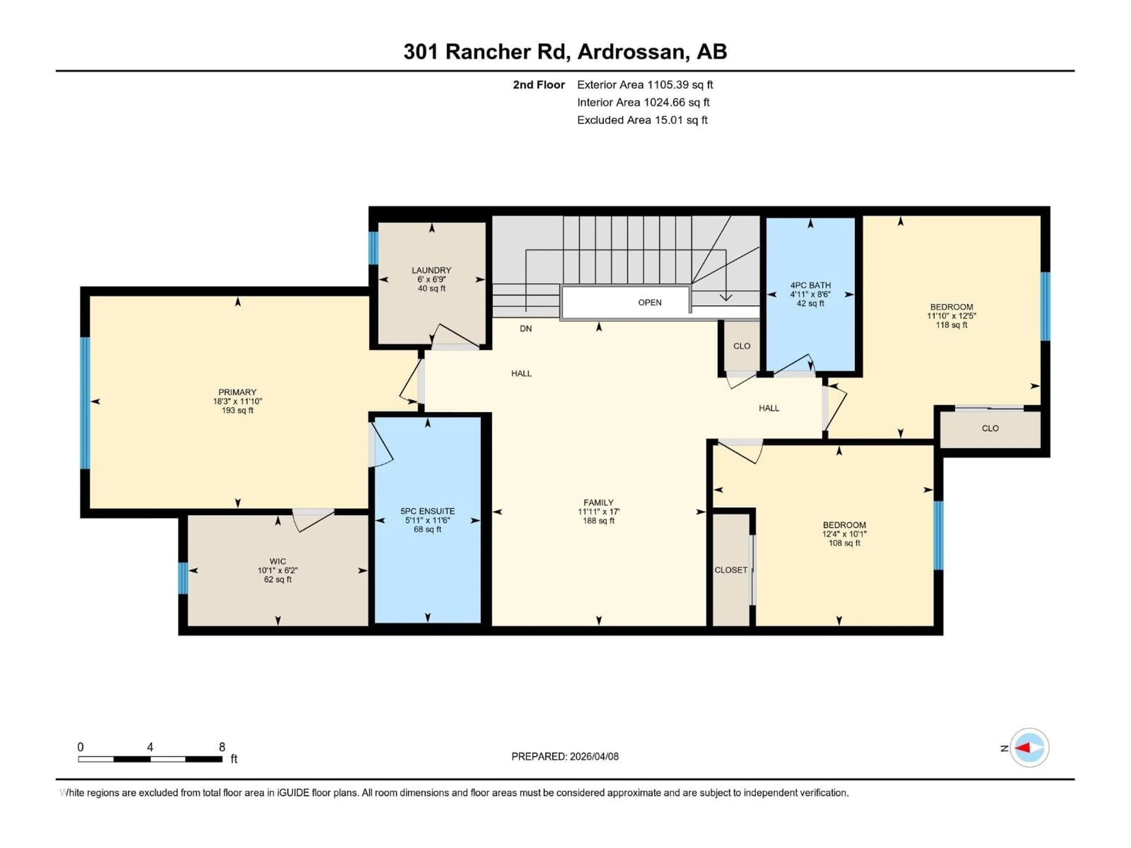 Floor plan for 301 RANCHER RD, Ardrossan Alberta T8E0B6