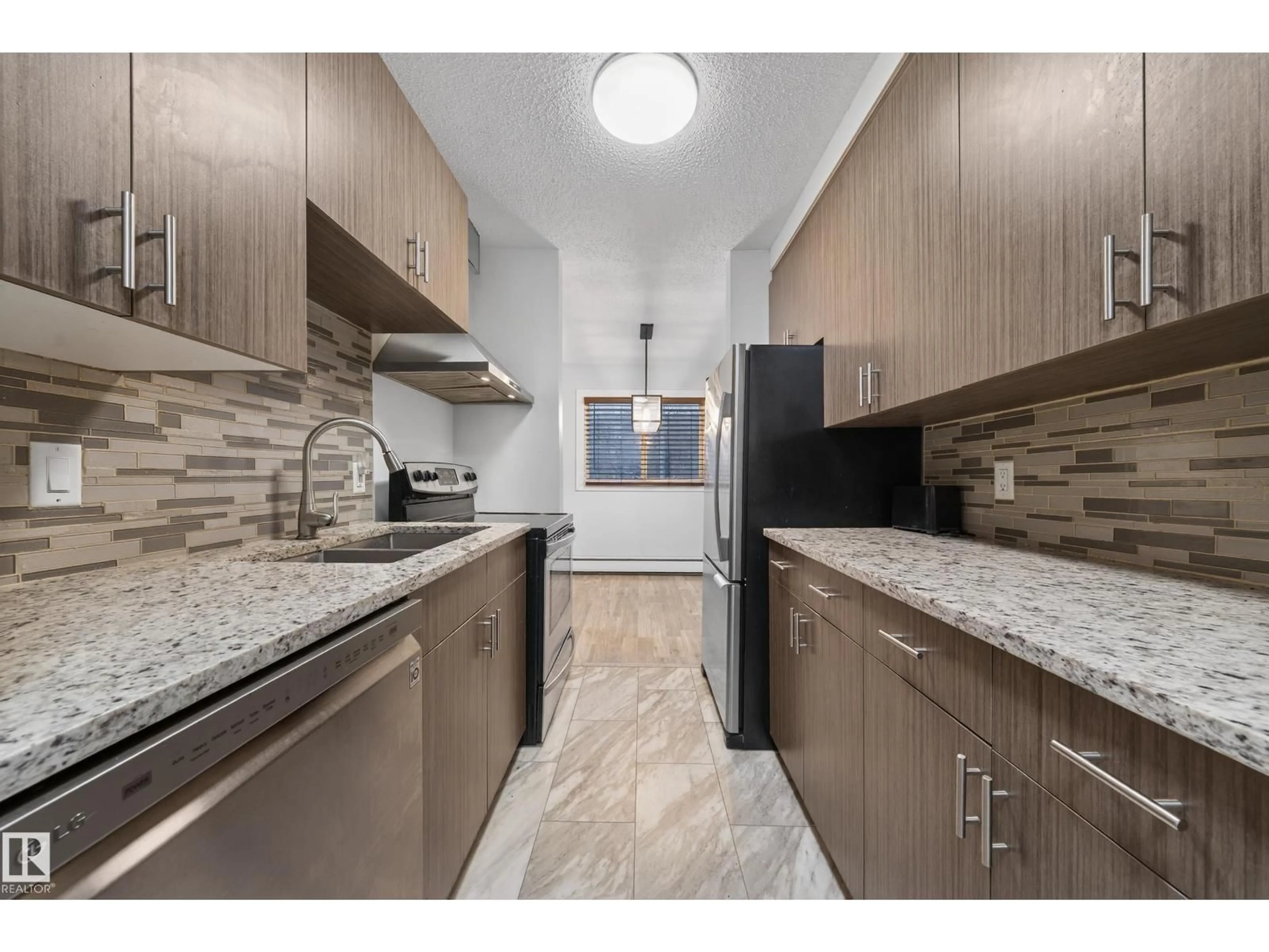 Standard kitchen, unknown for #202 - 10615 156 ST, Edmonton Alberta T5P2S2