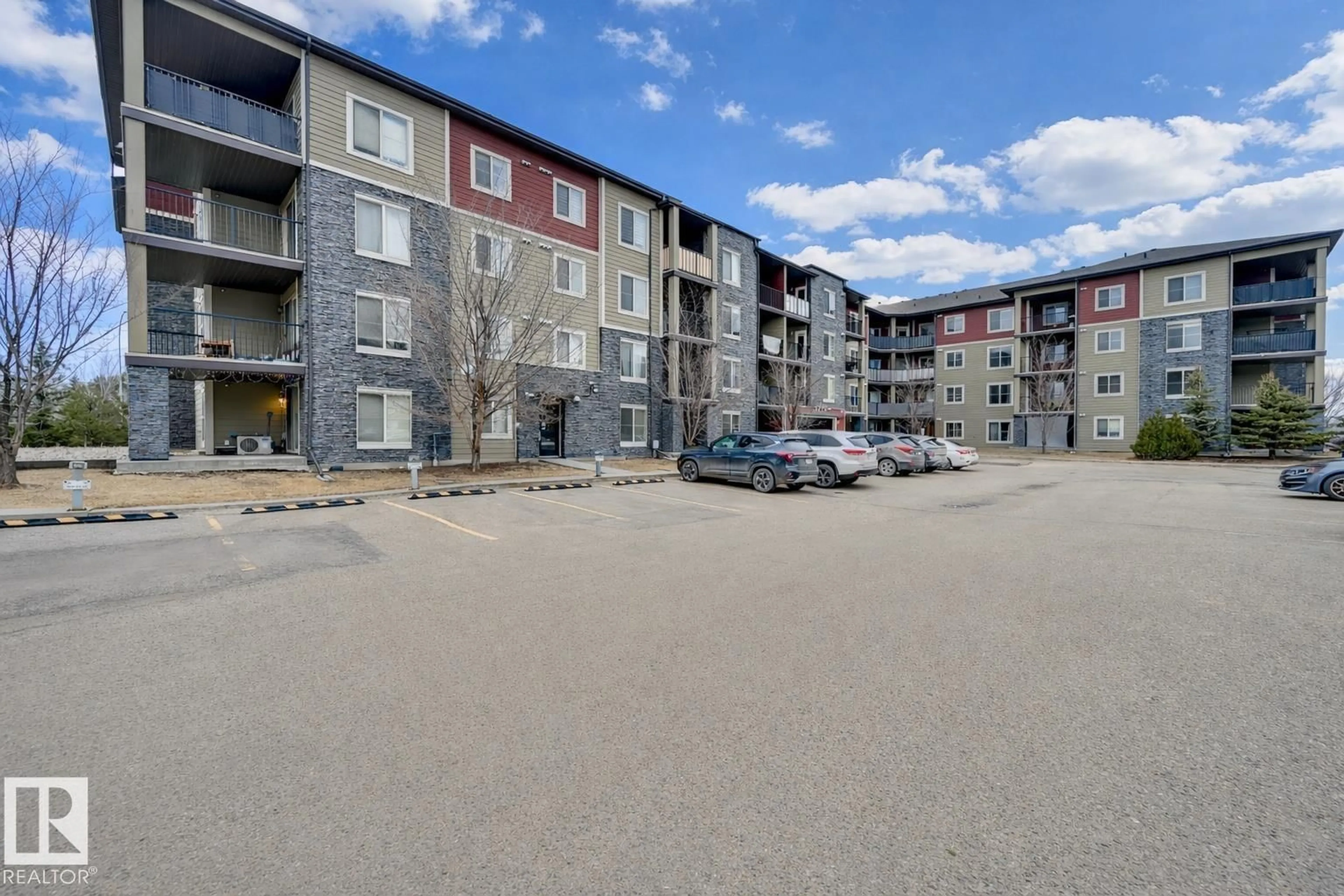 A pic from outside/outdoor area/front of a property/back of a property/a pic from drone, unknown for #217 - 3211 JAMES MOWATT TR, Edmonton Alberta T6W3L6