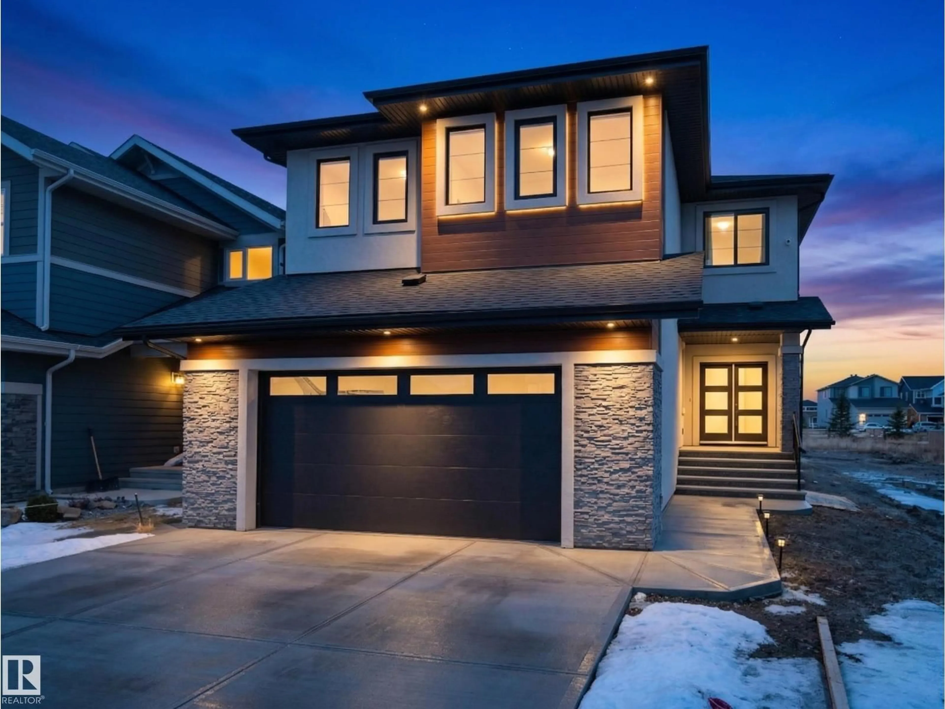 Home with brick exterior material, street for 165 EDGEWATER CI, Leduc Alberta T9E1K5