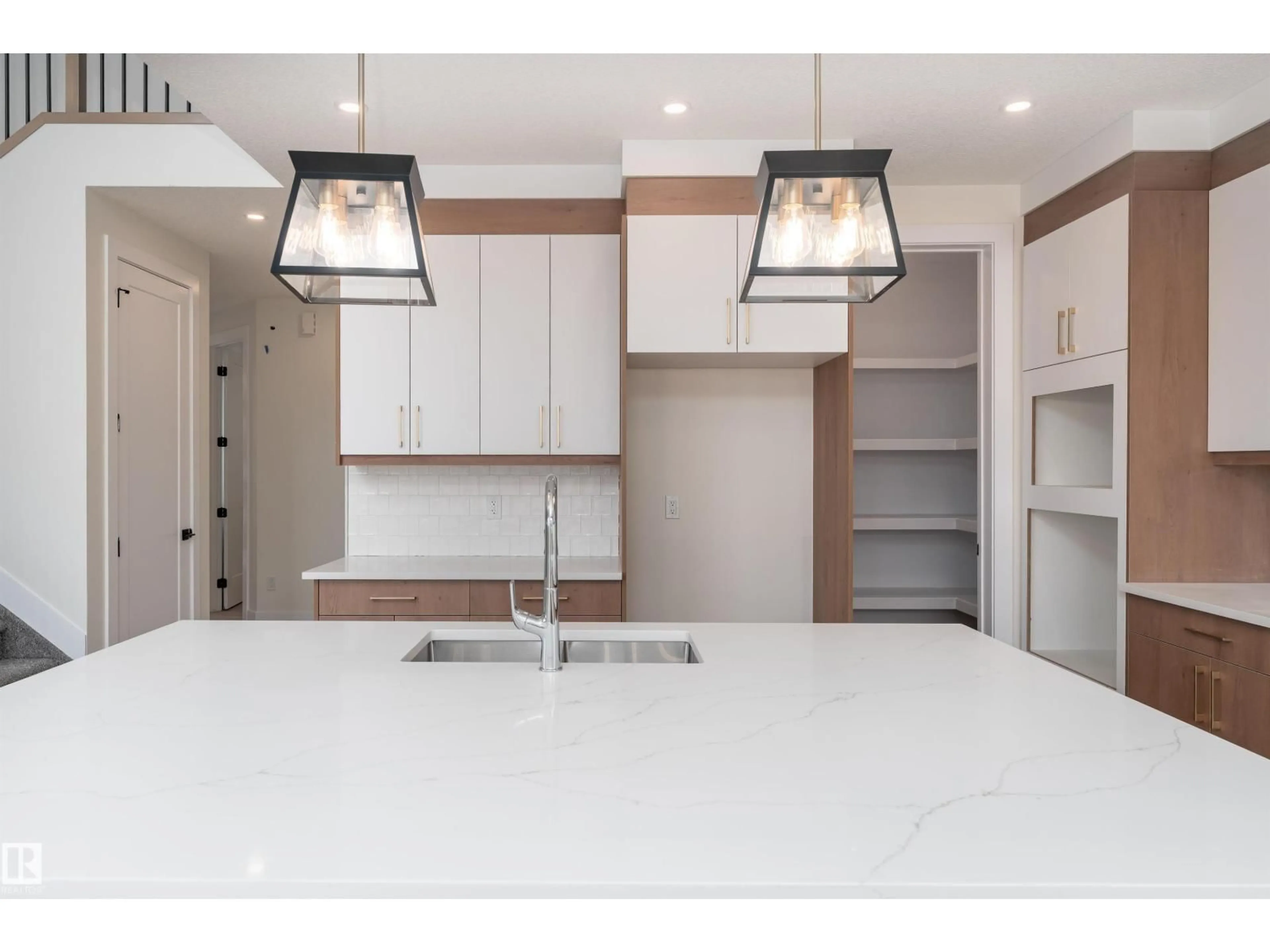 Open concept kitchen, ceramic/tile floor for 60 LANDING TRAILS DR, Gibbons Alberta T0A1N0