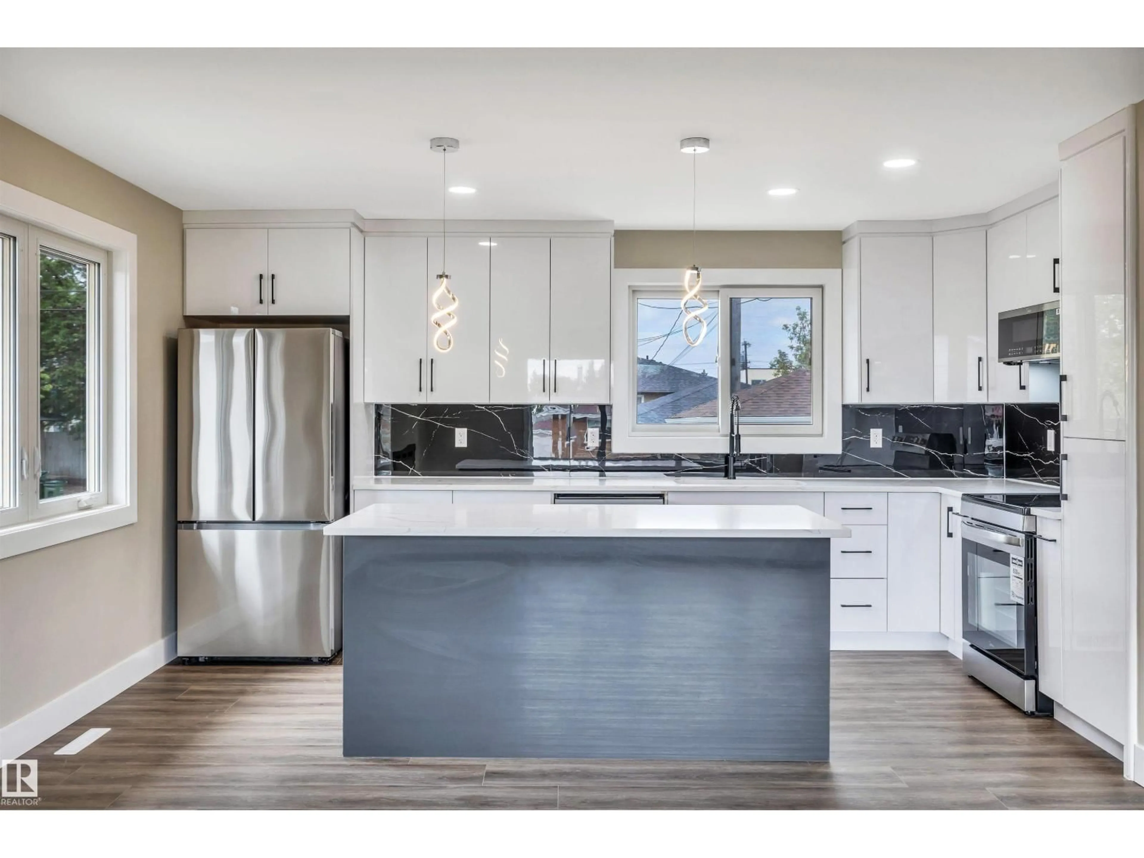 Open concept kitchen, unknown for NW - 12904 95A ST, Edmonton Alberta T5E4A1