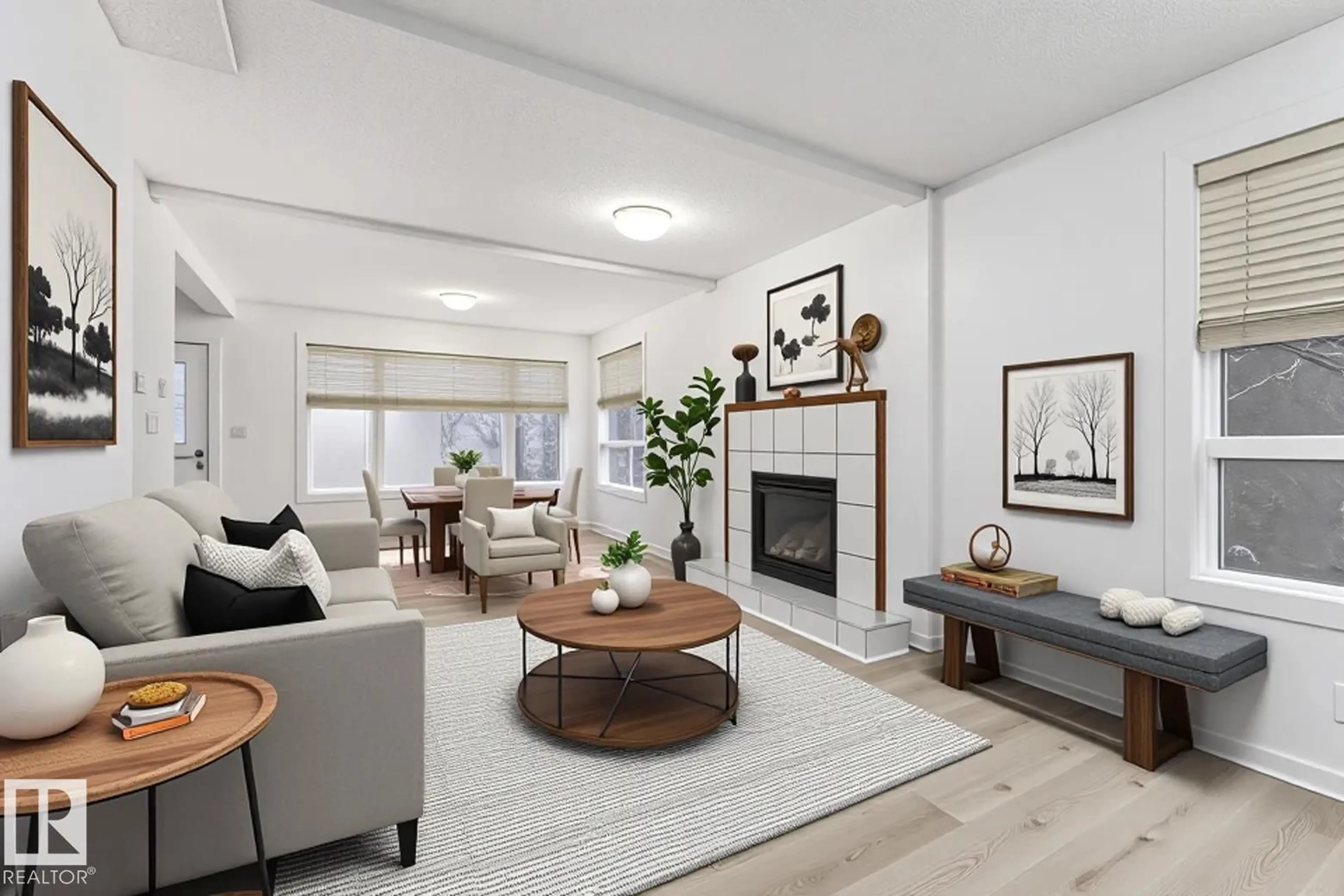 Living room with furniture, unknown for 11817 44 ST, Edmonton Alberta T5W2S4