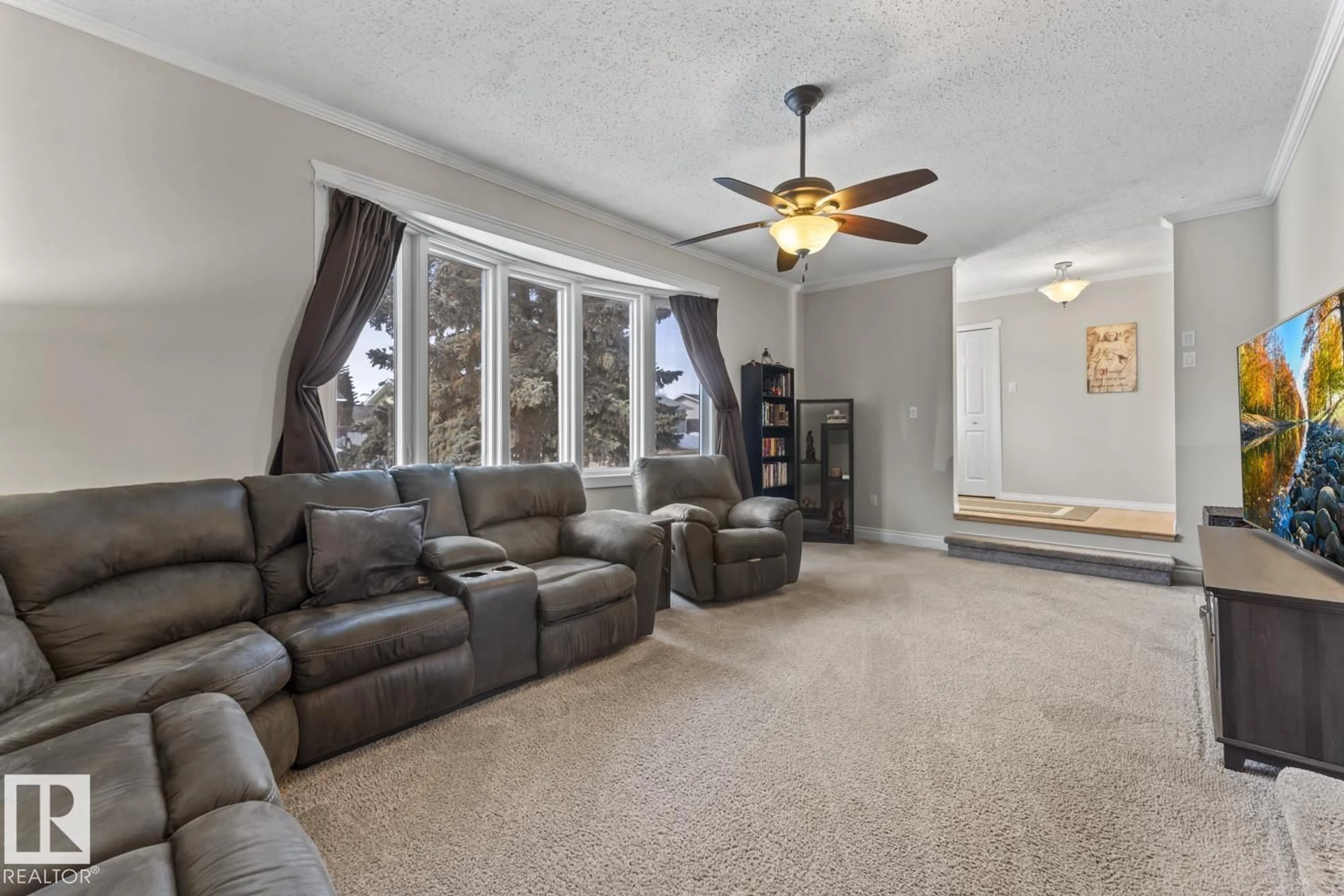 Living room with furniture, unknown for 4101 47 ST, Bonnyville Town Alberta T9N1P9