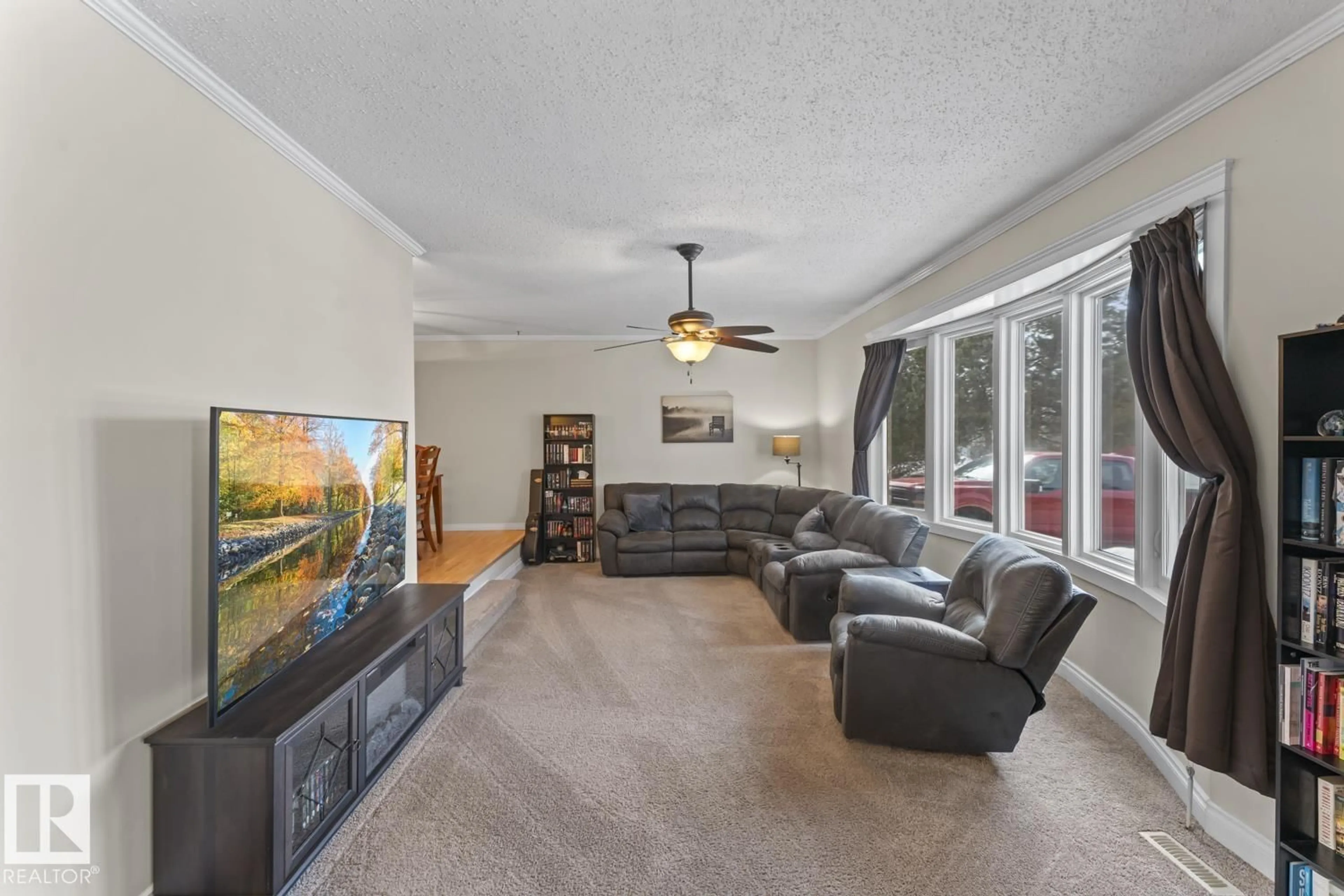 Living room with furniture, unknown for 4101 47 ST, Bonnyville Town Alberta T9N1P9