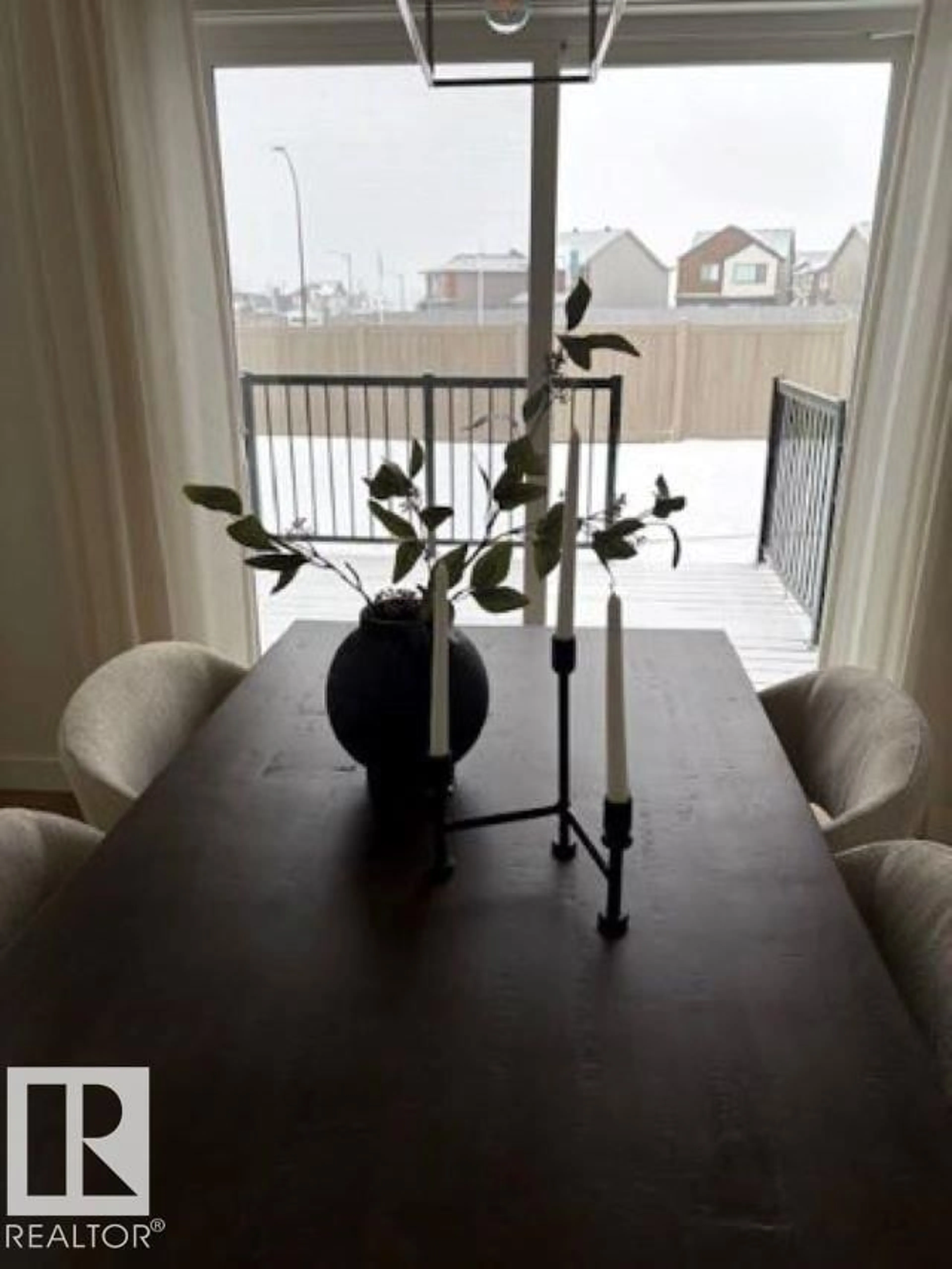 Dining room, wood/laminate floor for SW - 5039 CAWSEY LI, Edmonton Alberta T6W5G5