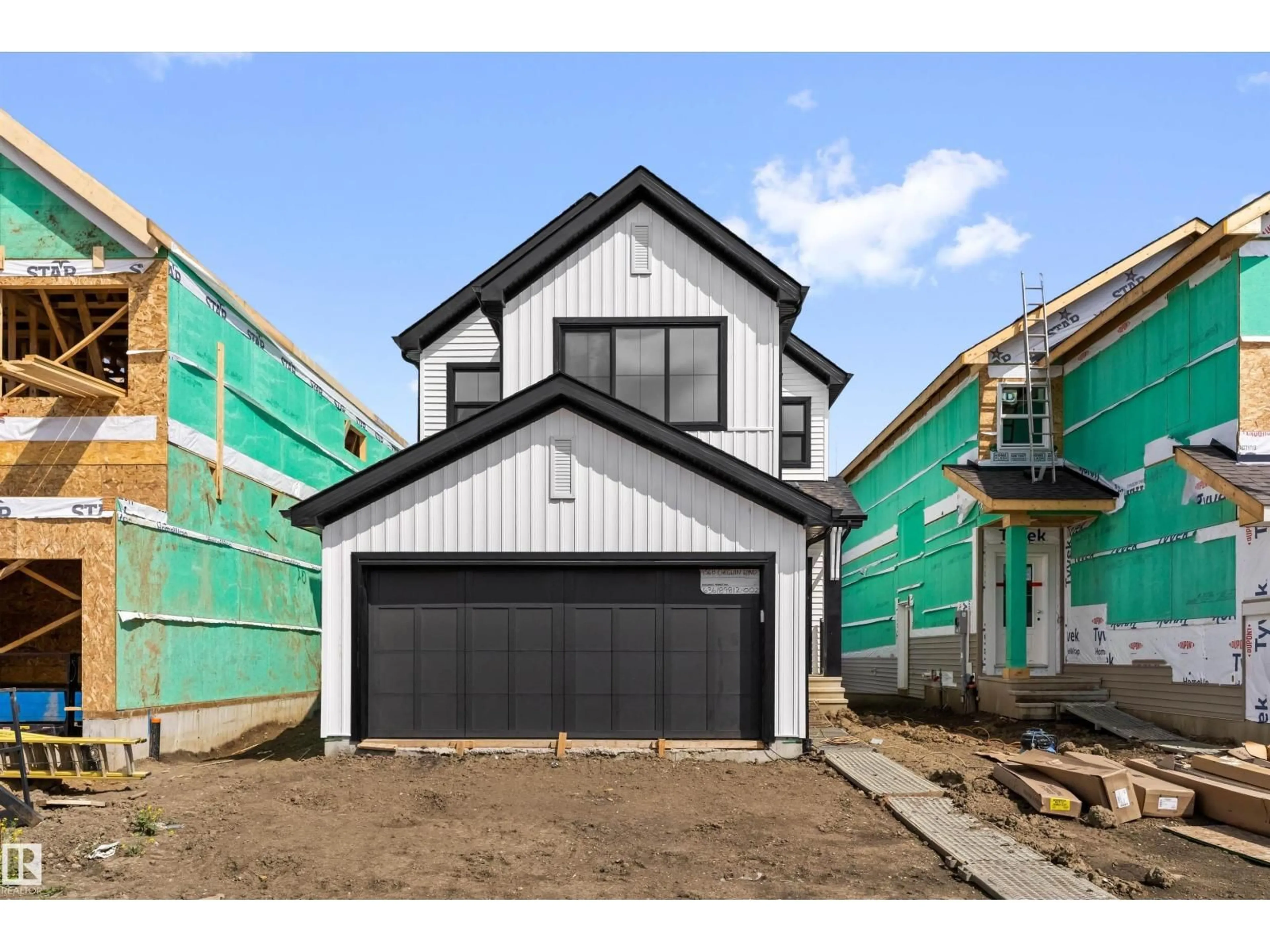 Home with vinyl exterior material, street for 4568 CHEGWIN WD, Edmonton Alberta T6W5X3
