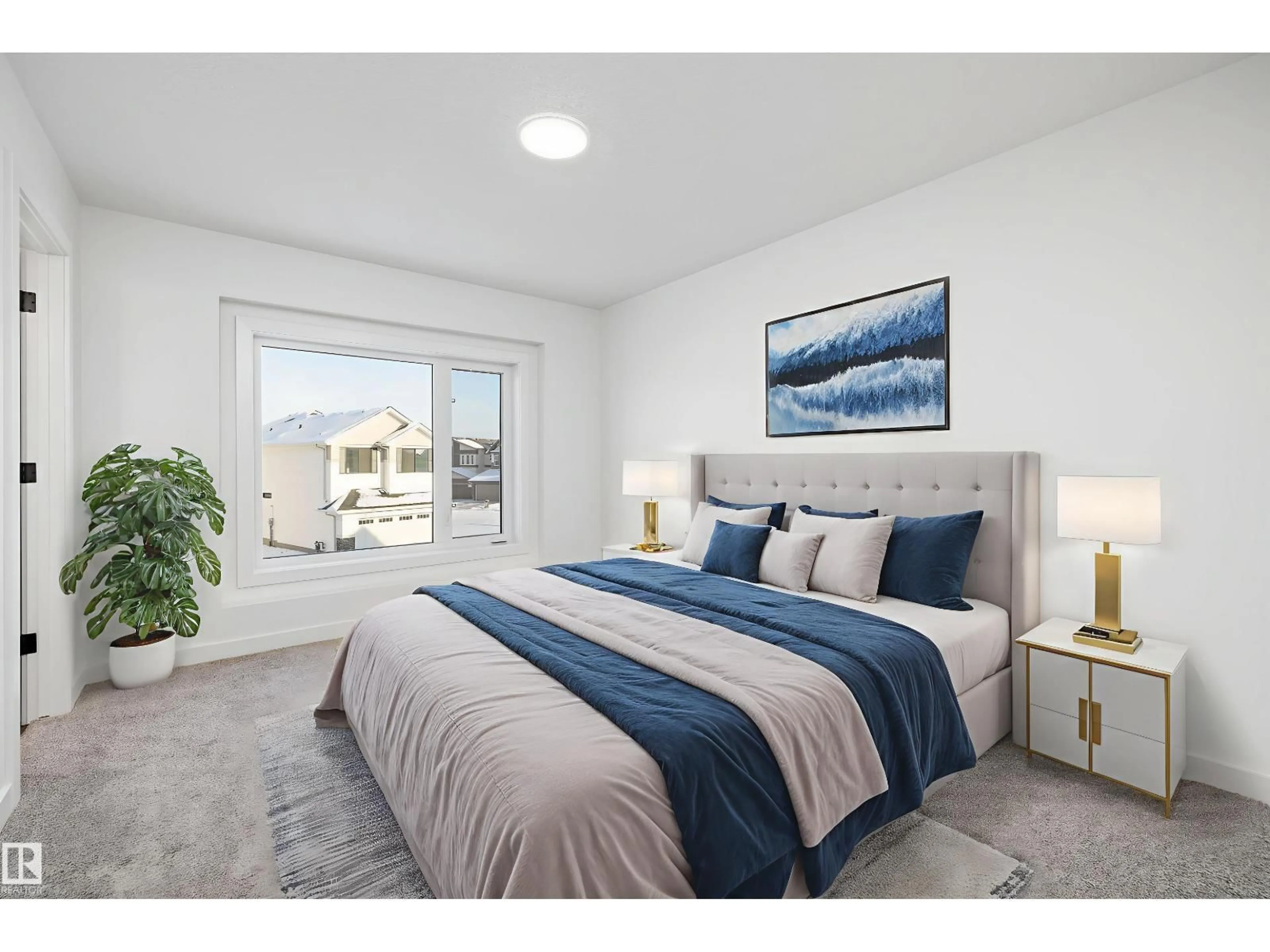 Bedroom with bed, unknown for 127 SERENO LN, Fort Saskatchewan Alberta T8L0Z9