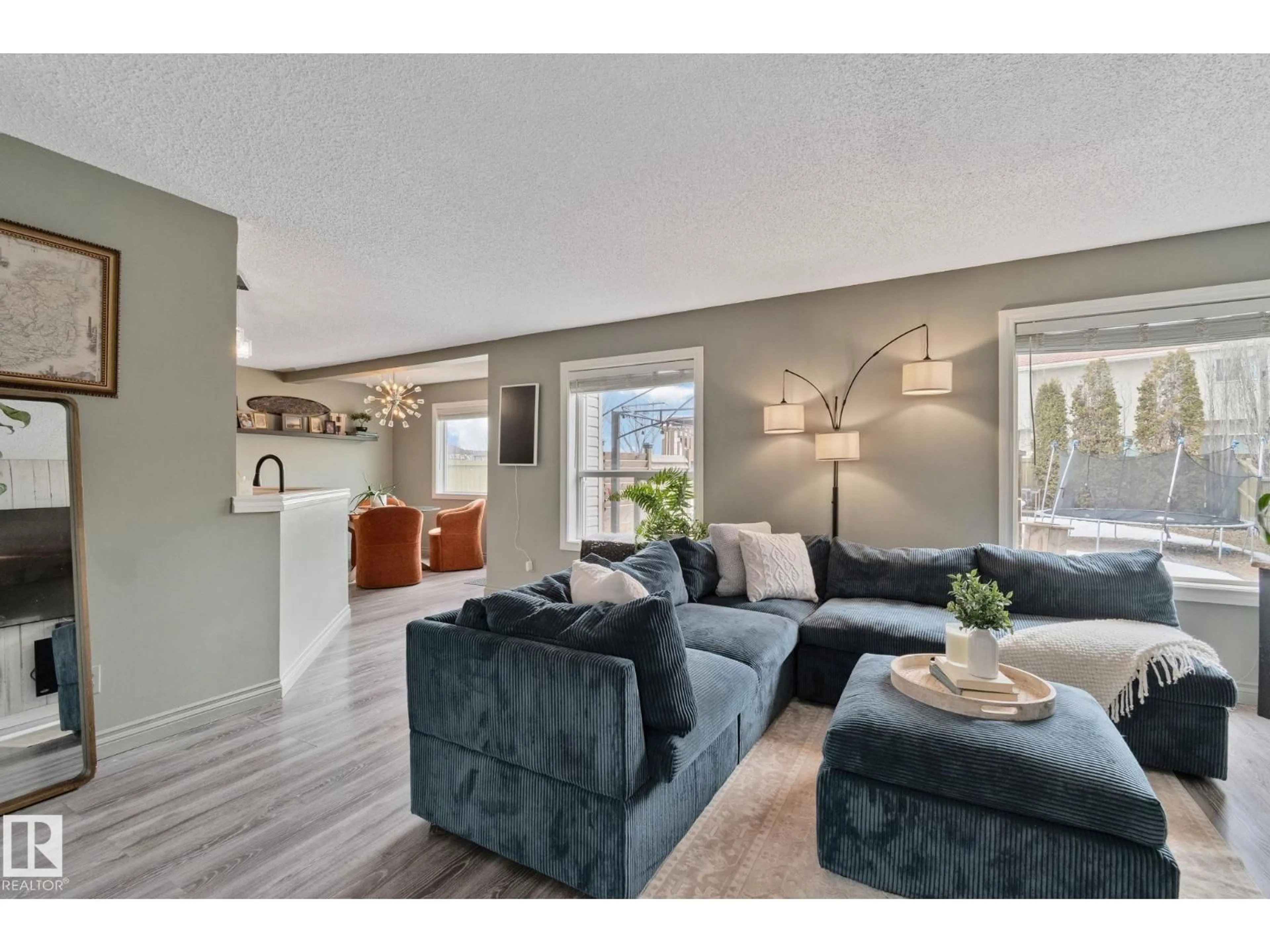 Living room with furniture, unknown for NW - 15304 138B ST, Edmonton Alberta T6V1P8